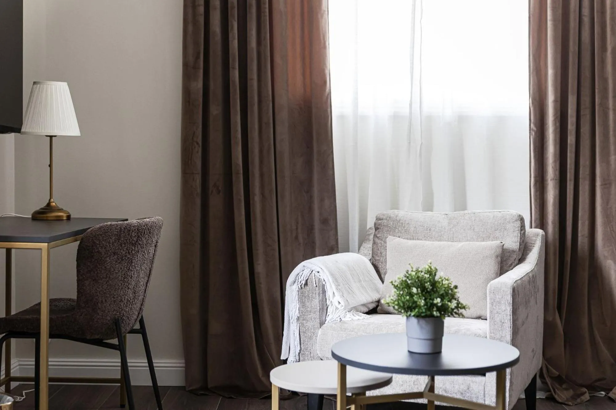 Living room in Söderfors Herrgård