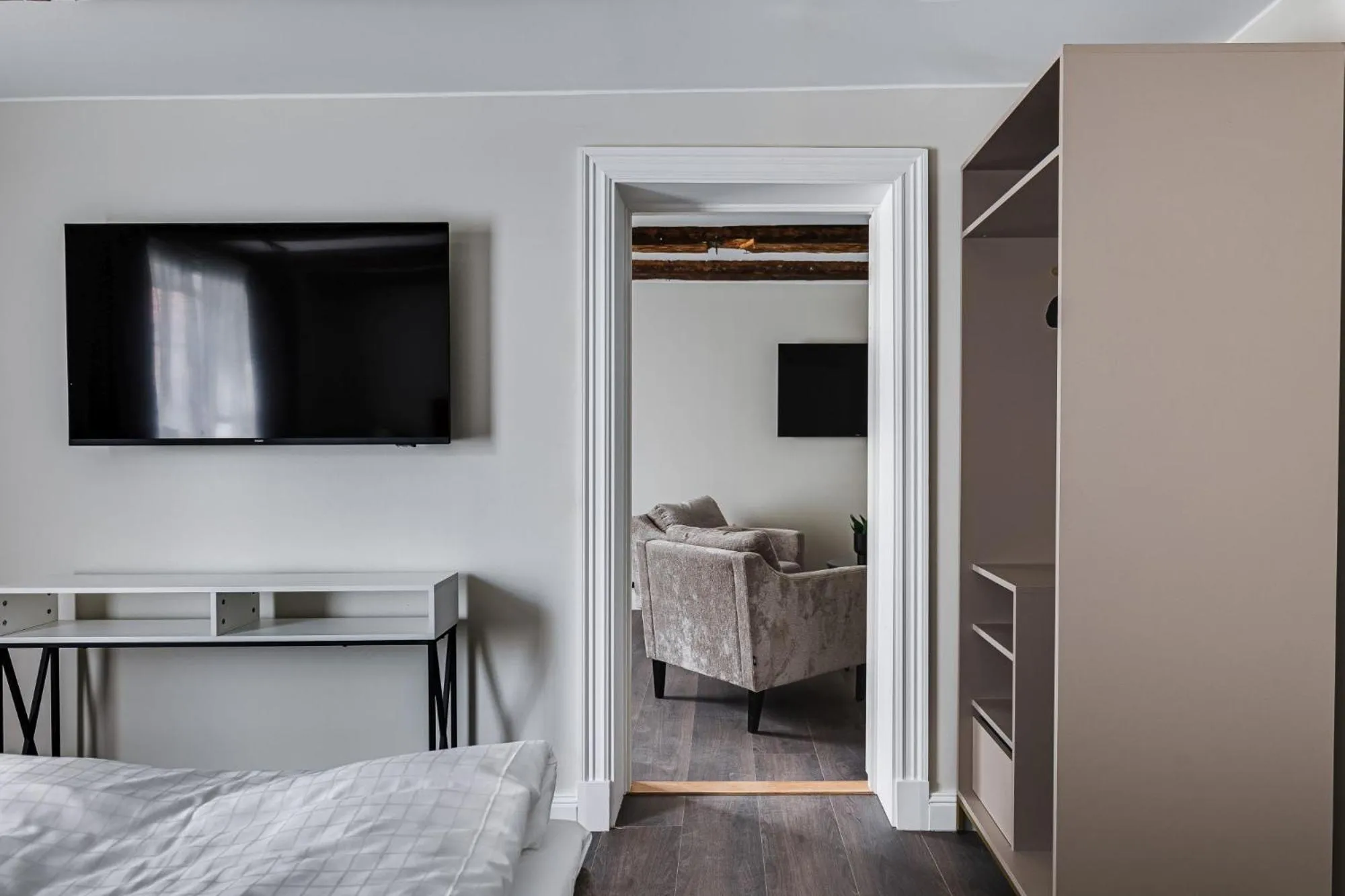 Living room, Bed in Söderfors Herrgård