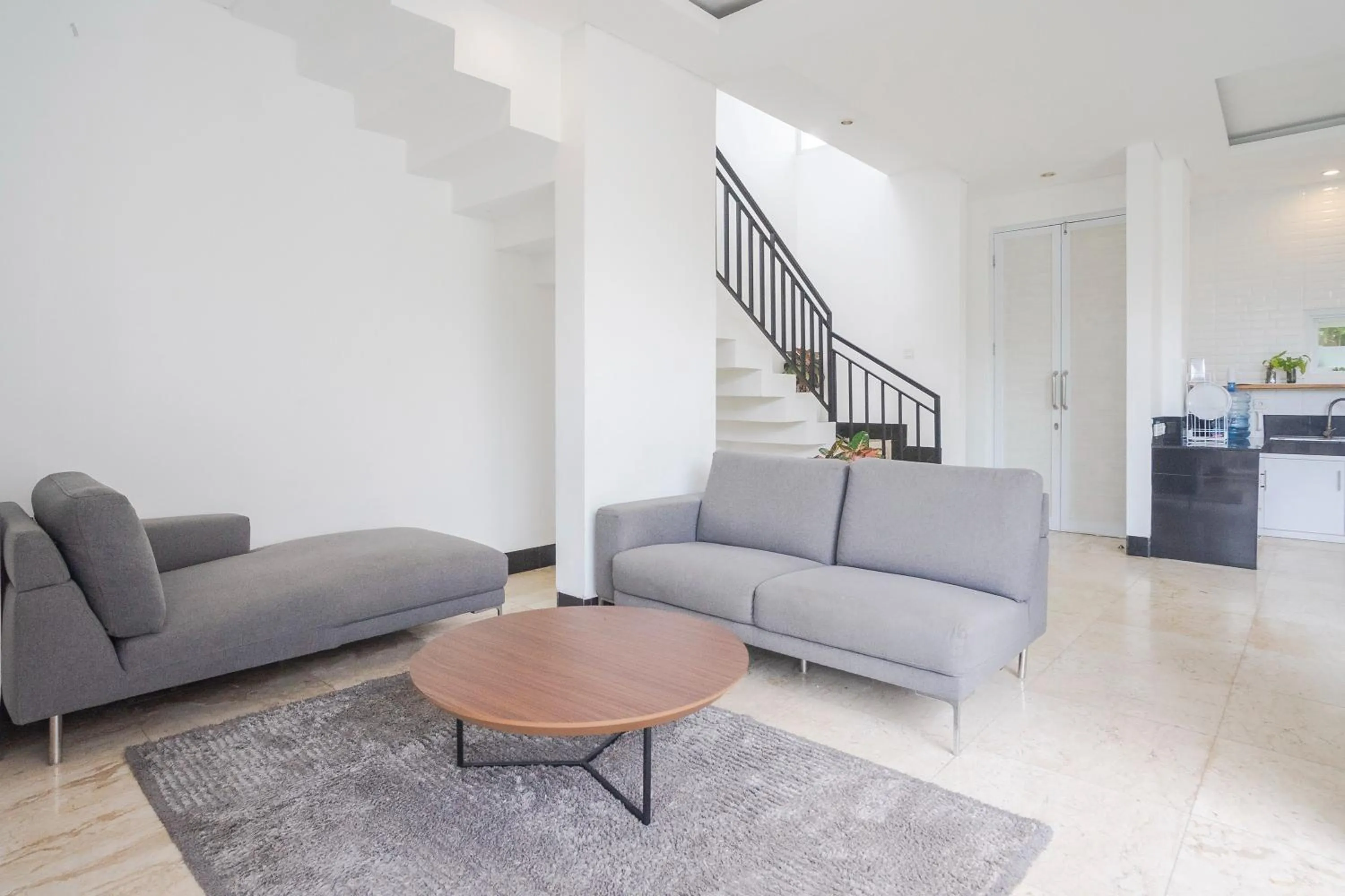 Living room in Villa Blue Margarita Canggu