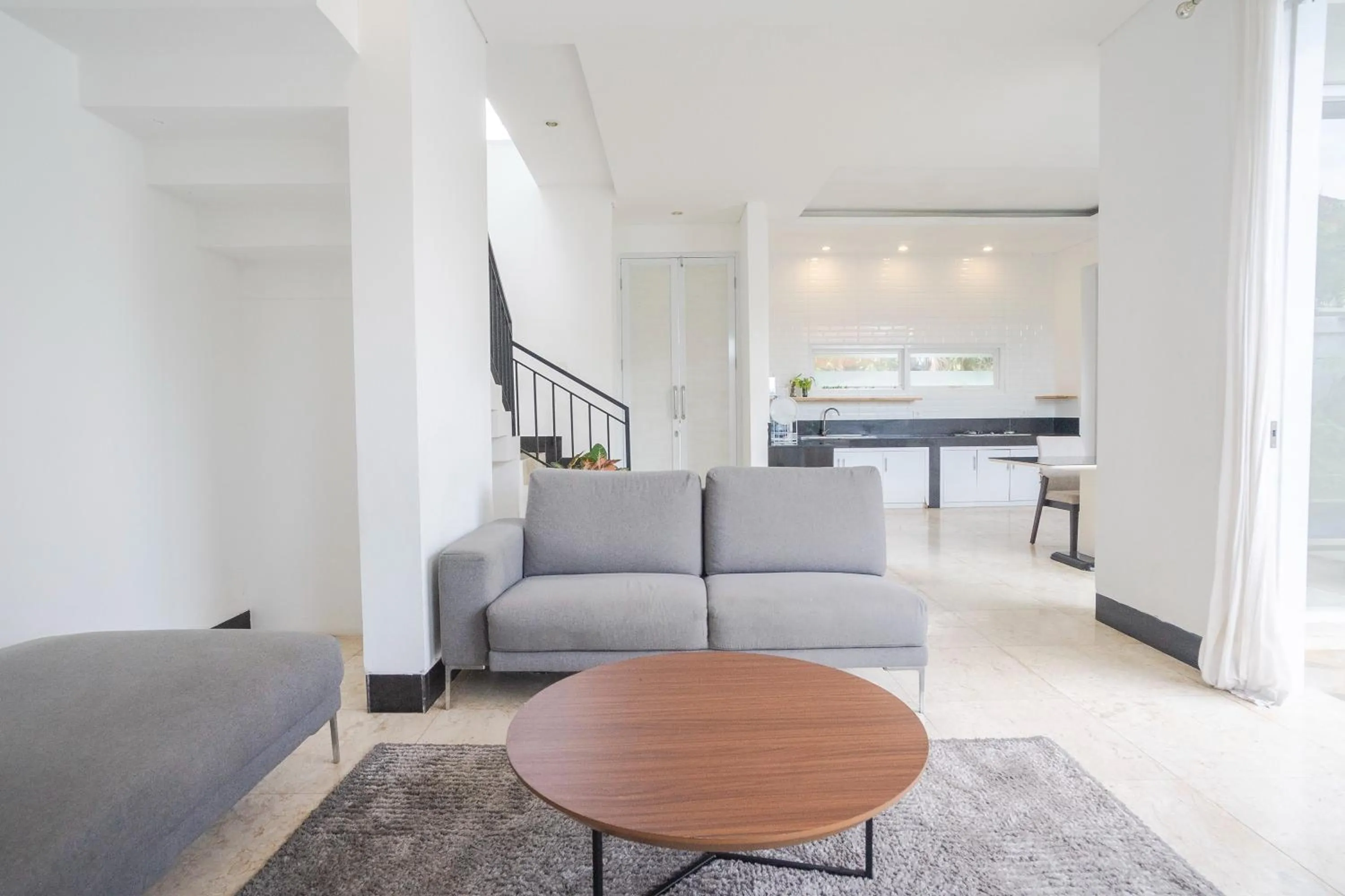 Living room in Villa Blue Margarita Canggu