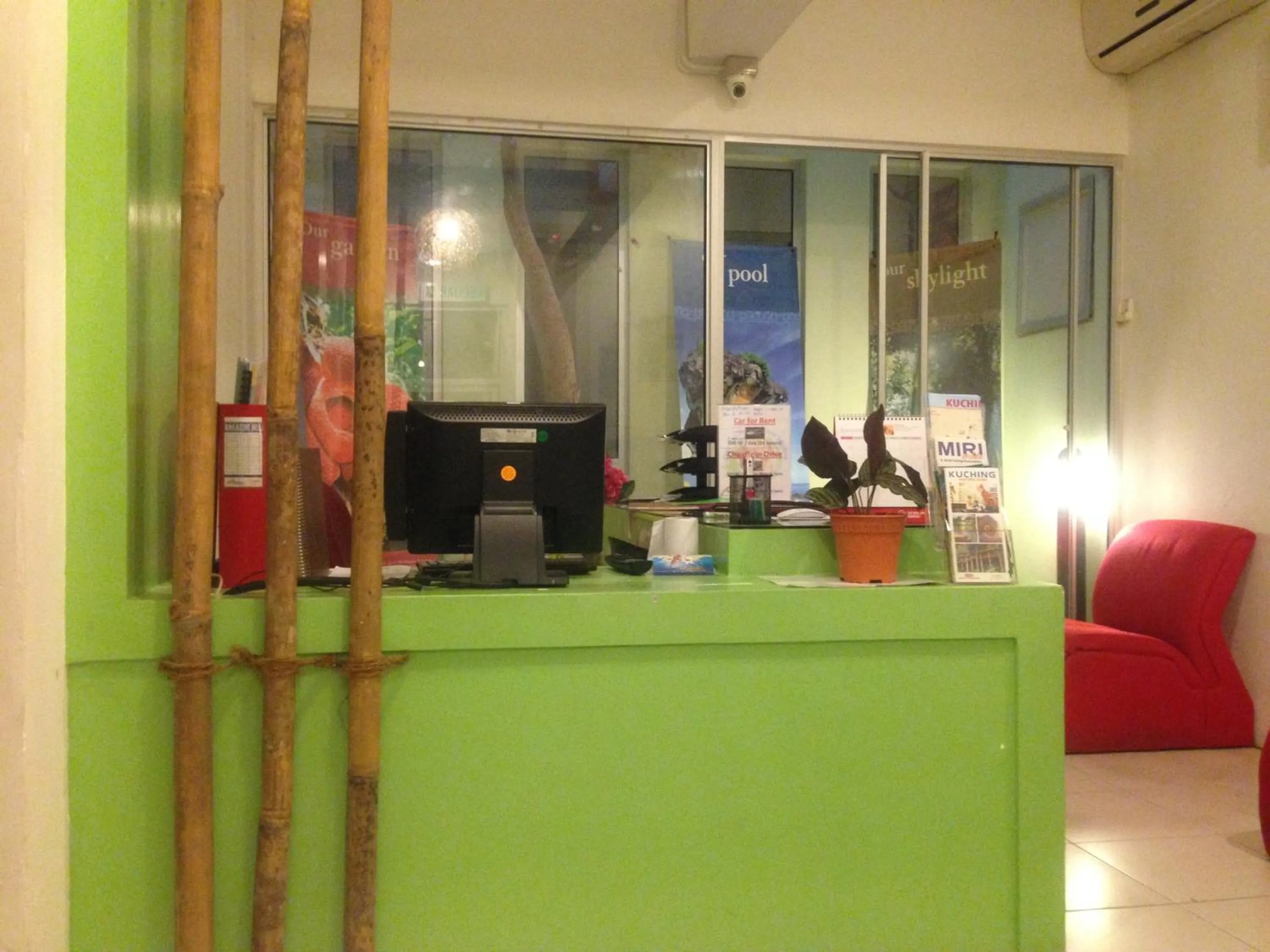 Lobby or reception in Woodpecker Lodge, Kuching