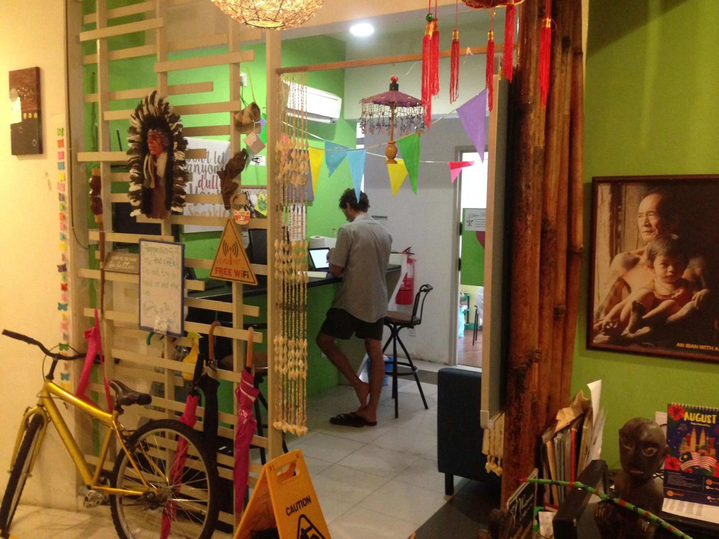 Lobby or reception in Woodpecker Lodge, Kuching