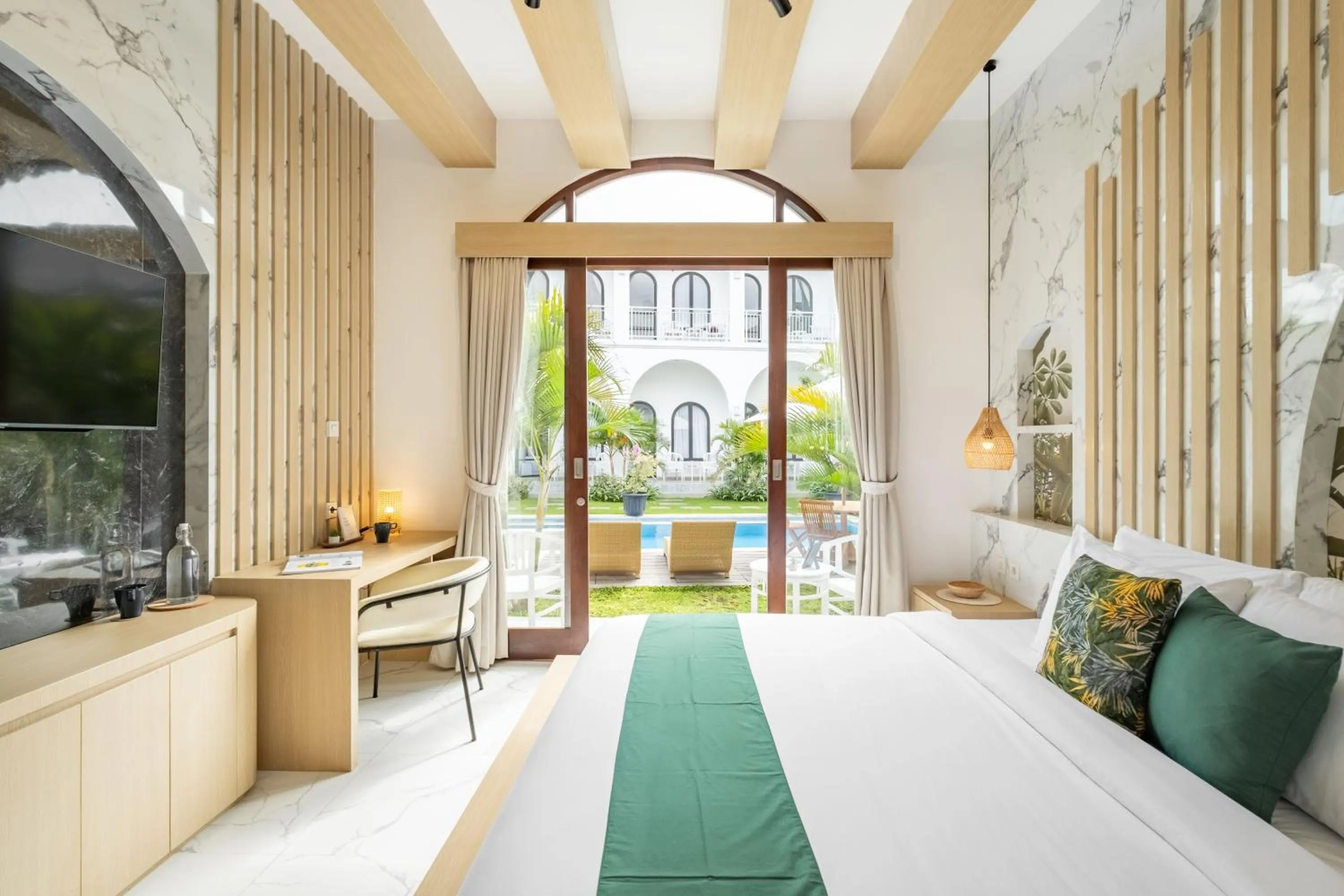 Photo of the whole room, Bed in Cove Ume Nerus Residences & Villa