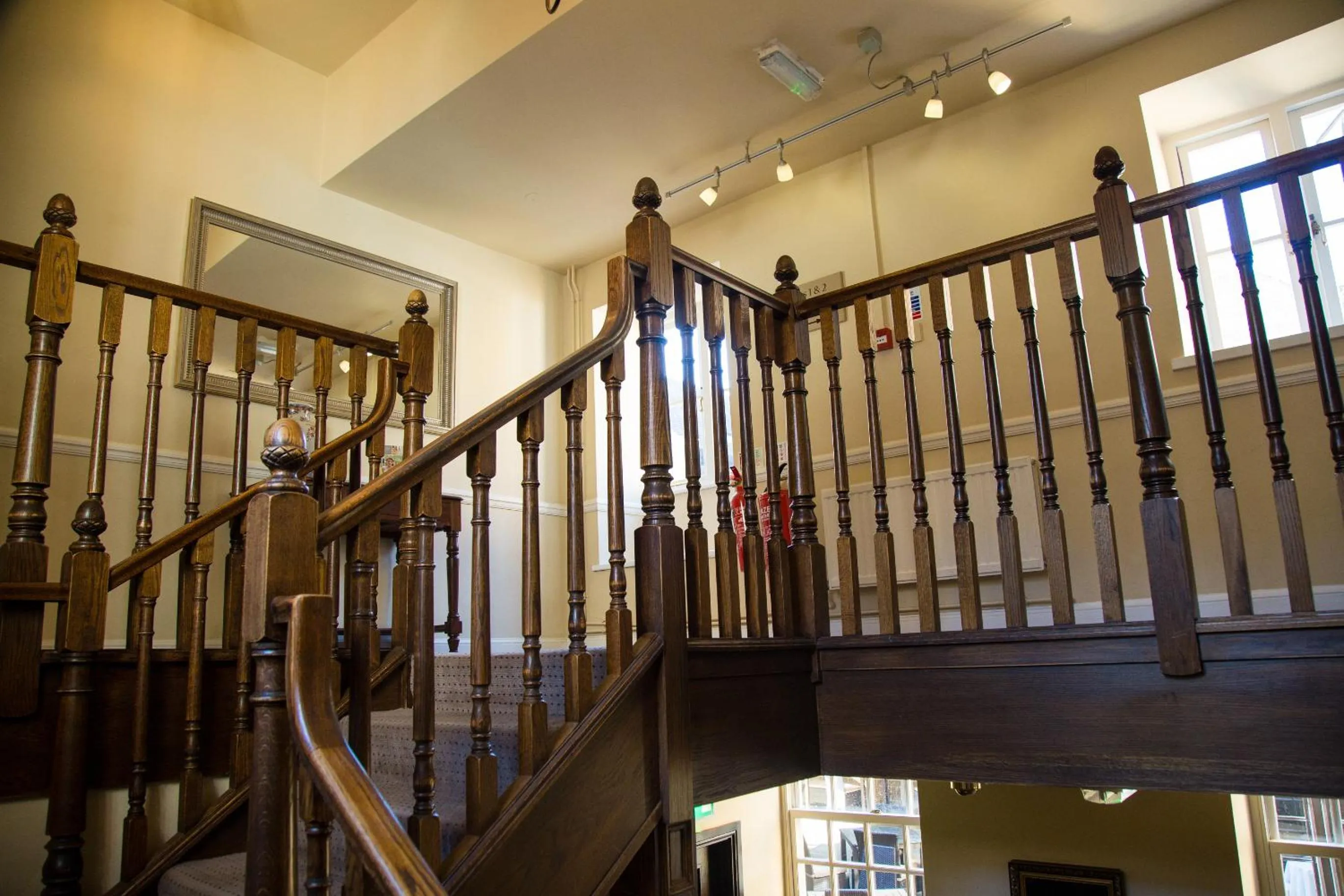 Decorative detail in Saracens Head Hotel by Greene King Inns