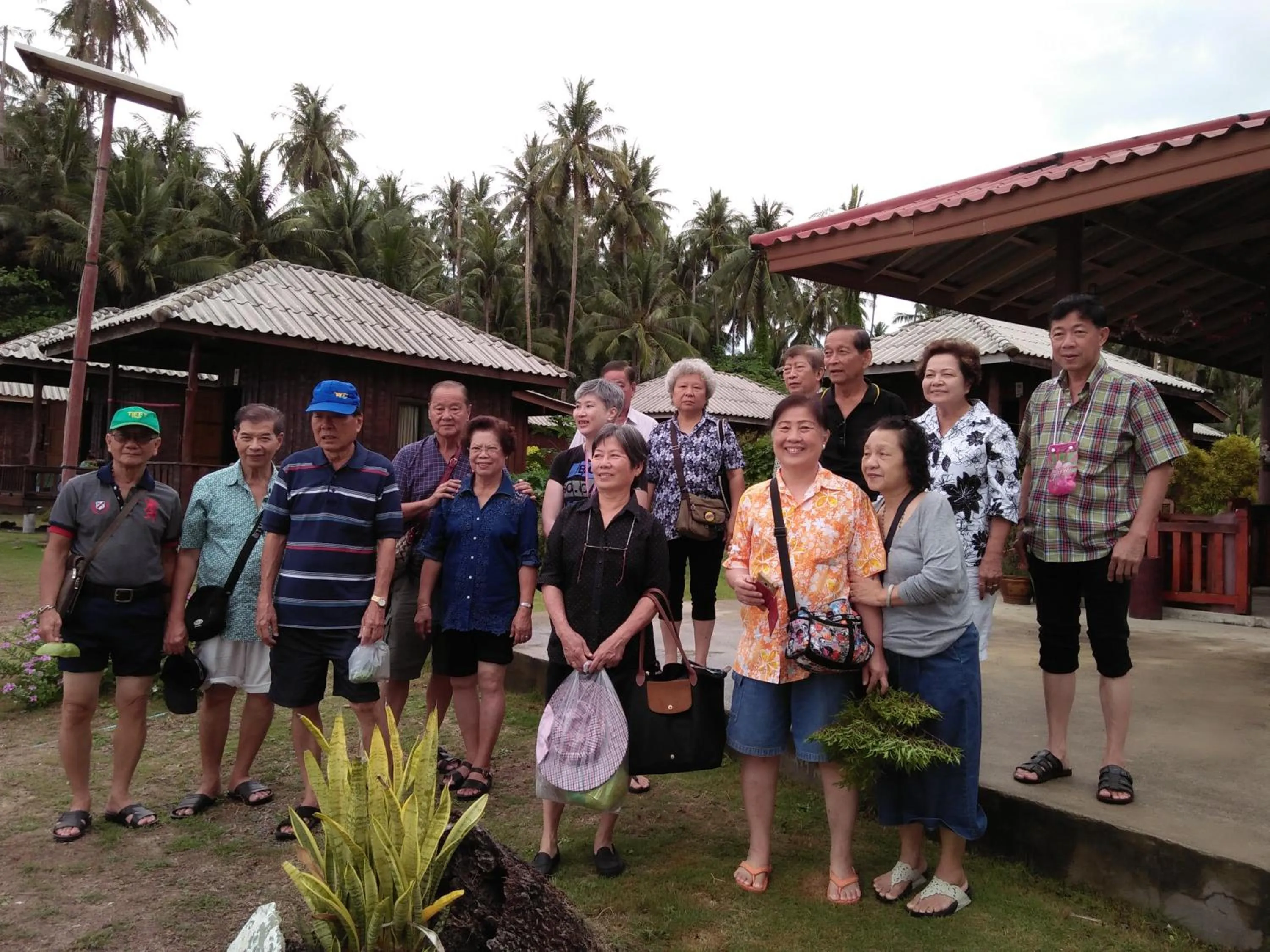group of guests in Happy Days Resort