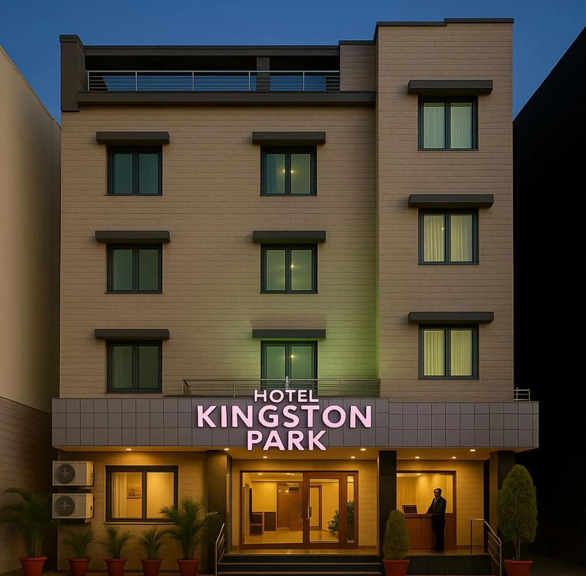 Hotel Kingston Park, Karol Bagh, New Delhi - 2 Mins from Metro