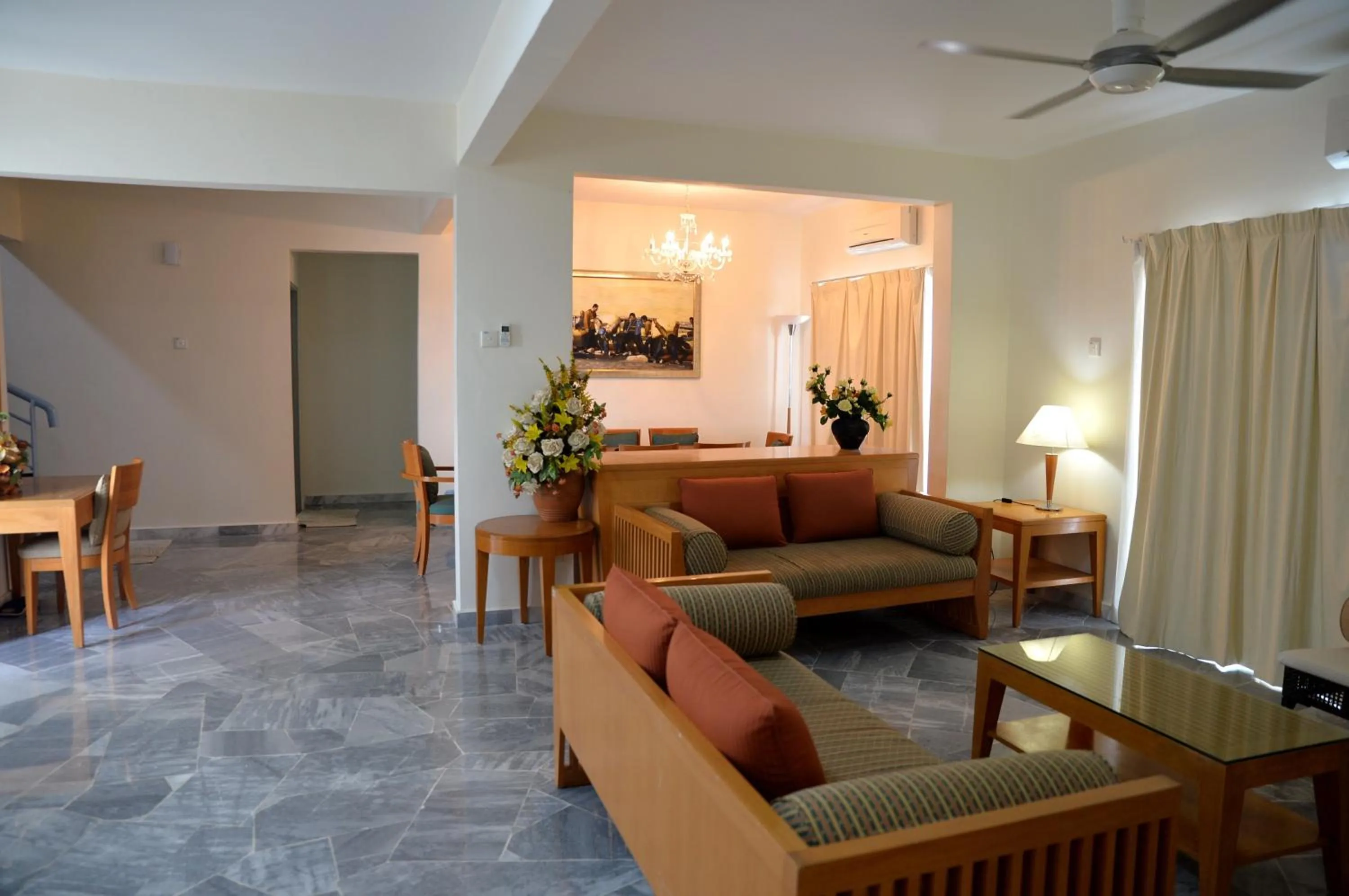 Living room in RC Cape Nautica Villas