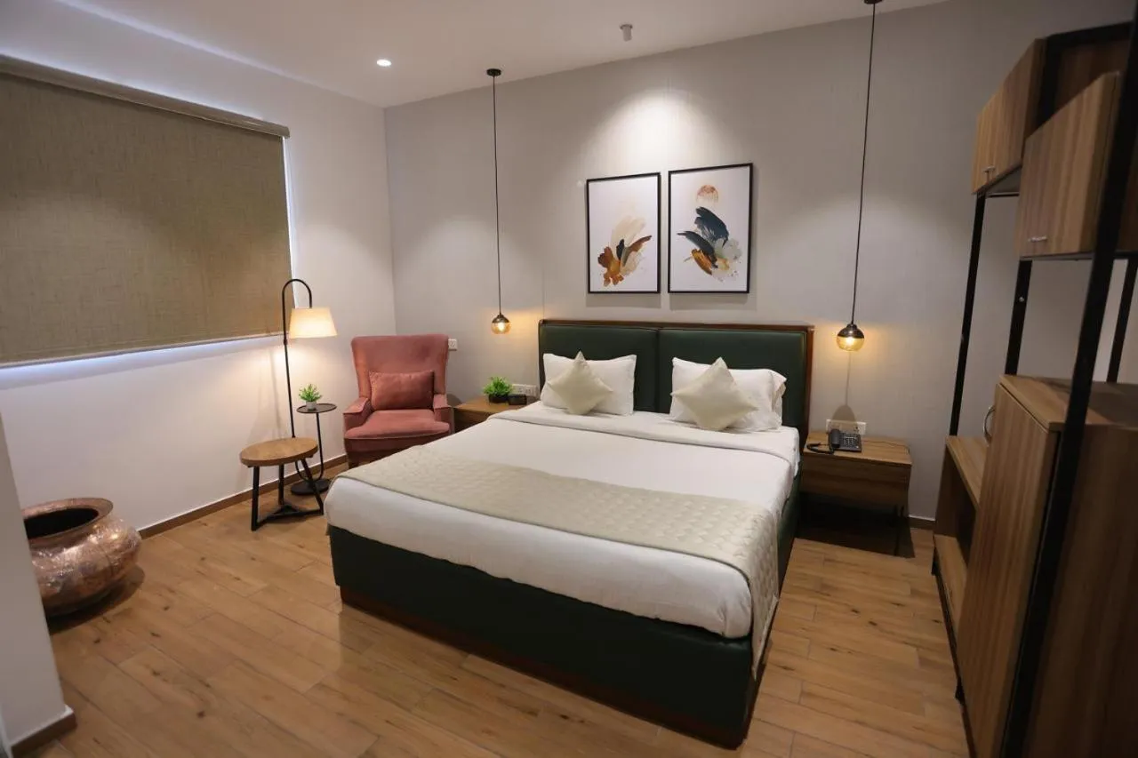 Bedroom in Pondy Heights - Suites and Studios