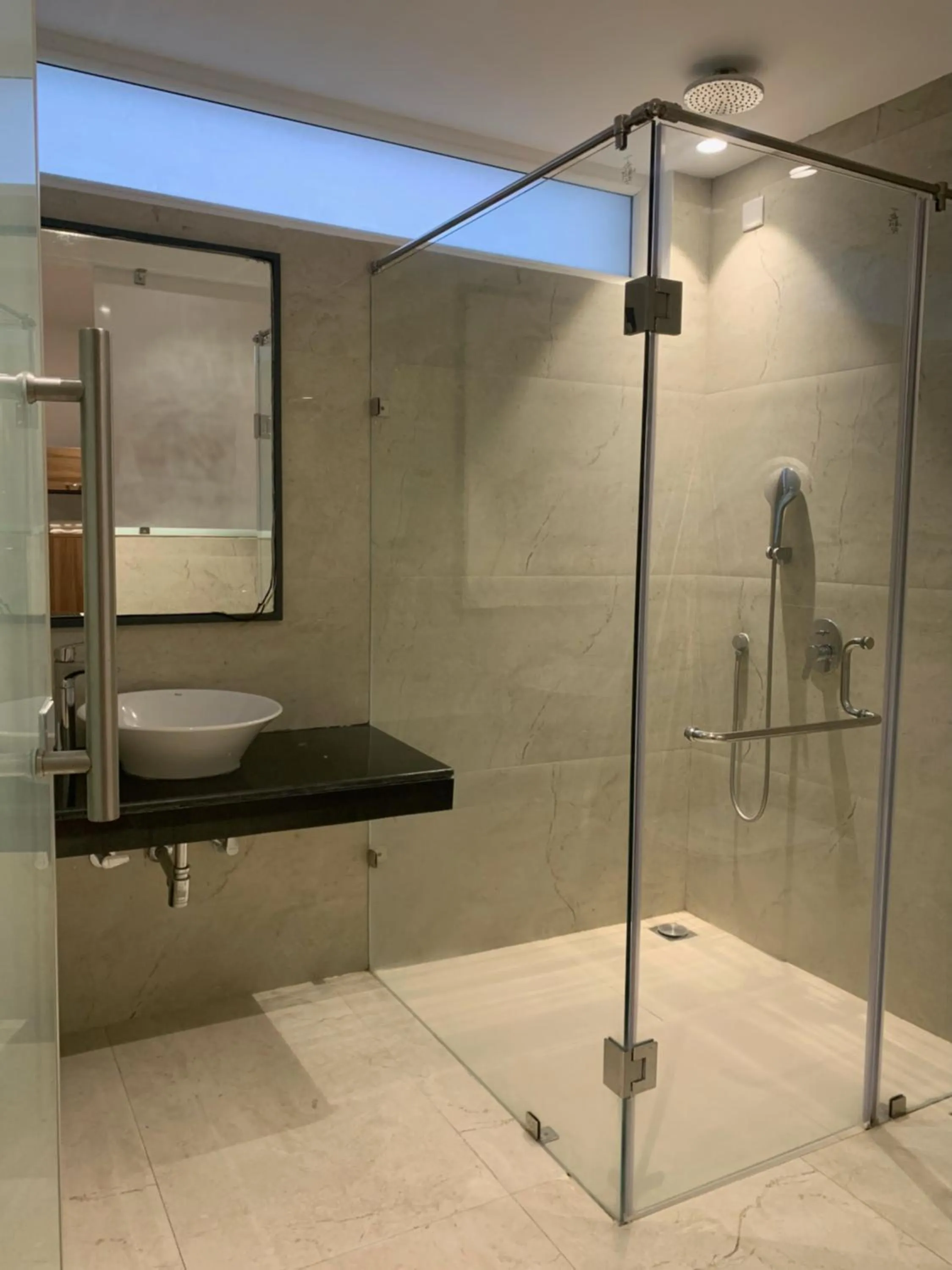 Bathroom in Pondy Heights - Suites and Studios