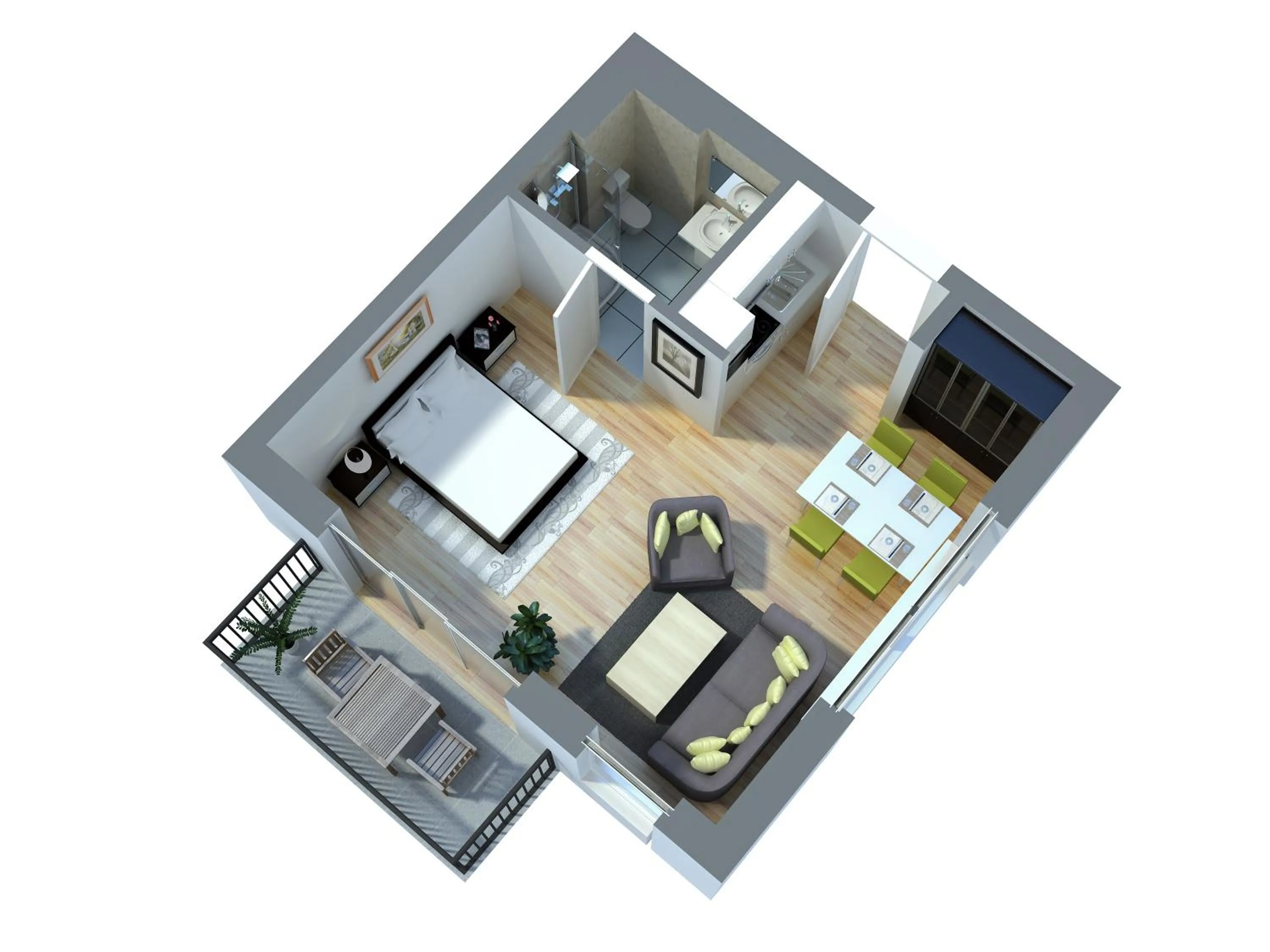 Floor plan in ADAPT APARTMENT HOTEL BERLIN - Adlershof