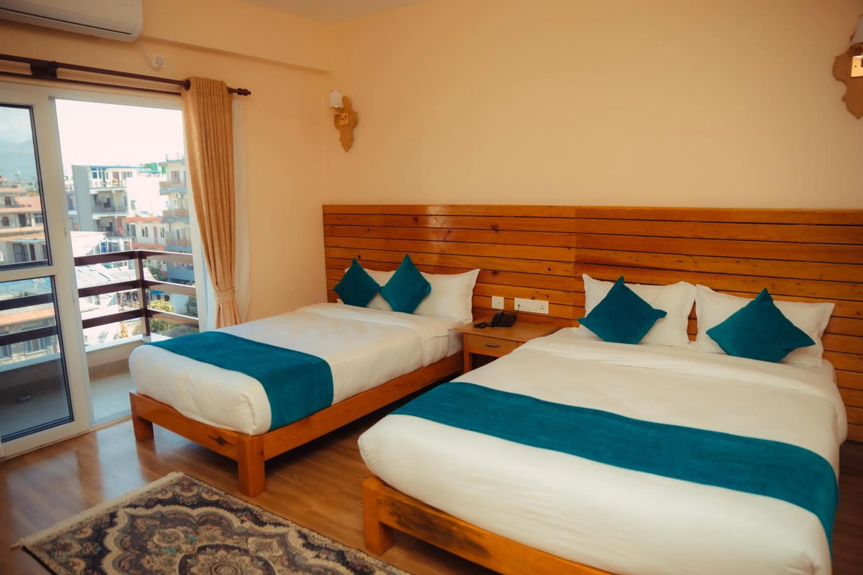 Bed in Shekhar's Place