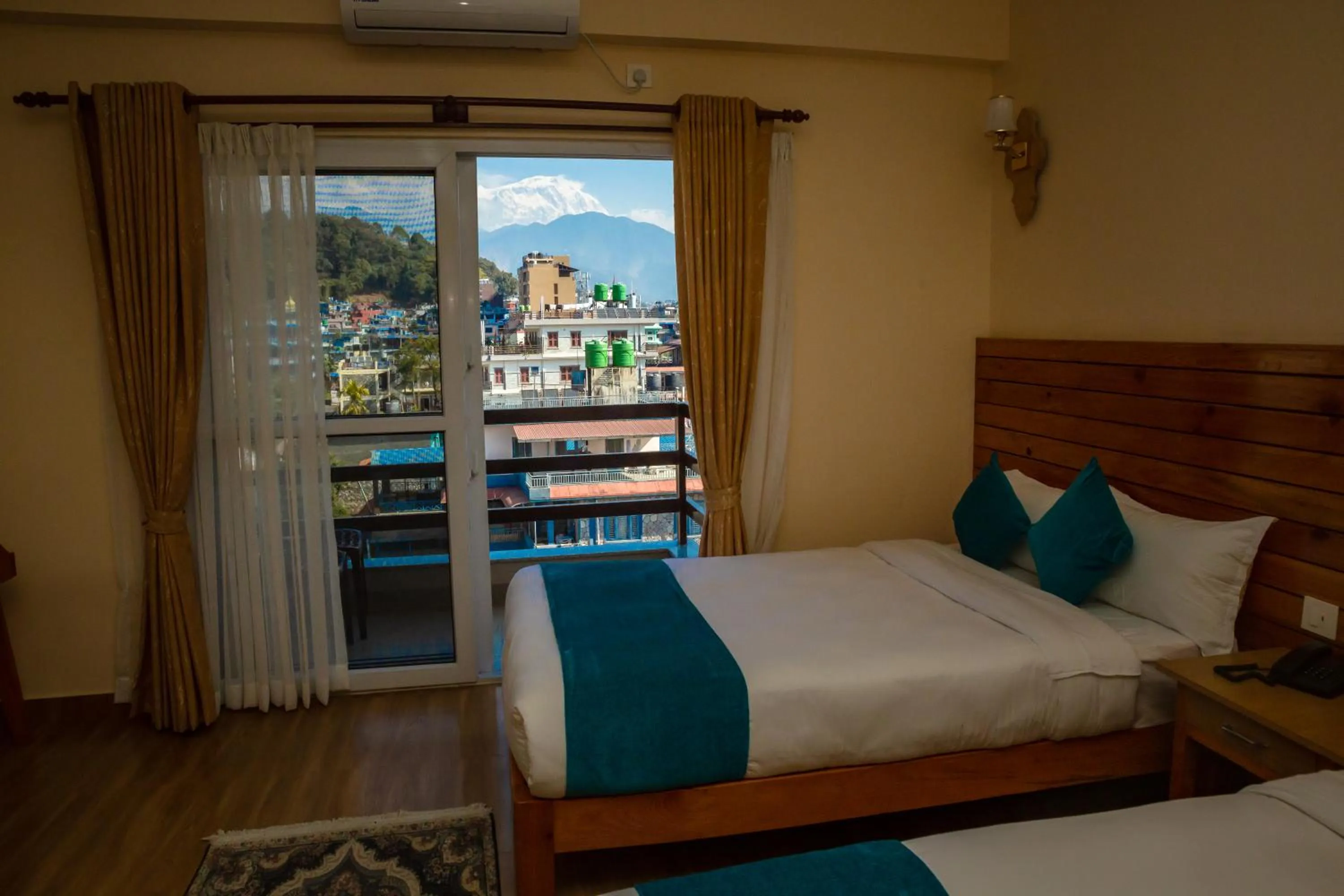 Natural landscape, Bed in Shekhar's Place