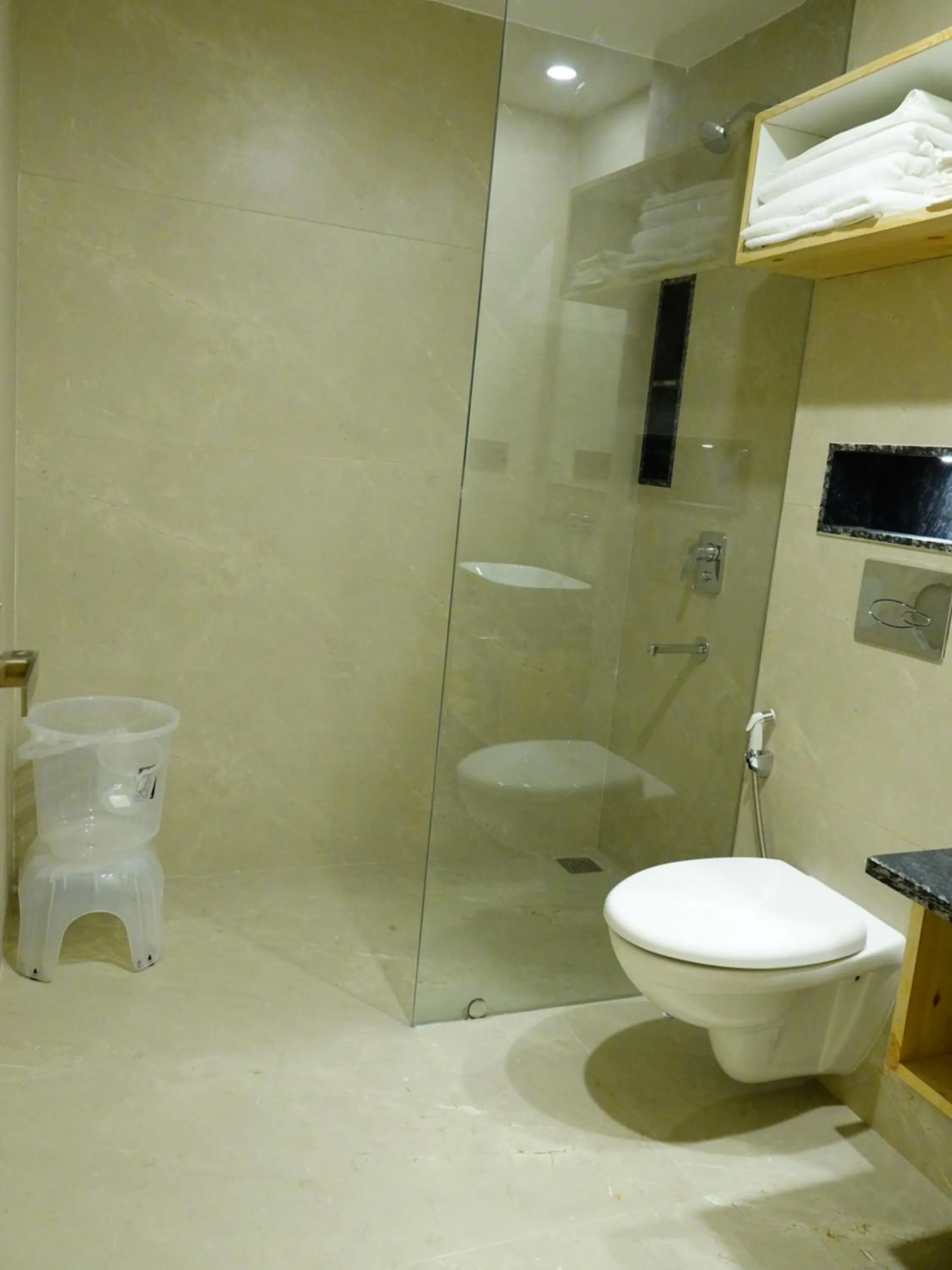 Shower in Rubystone Mussoorie A Leisure Resort