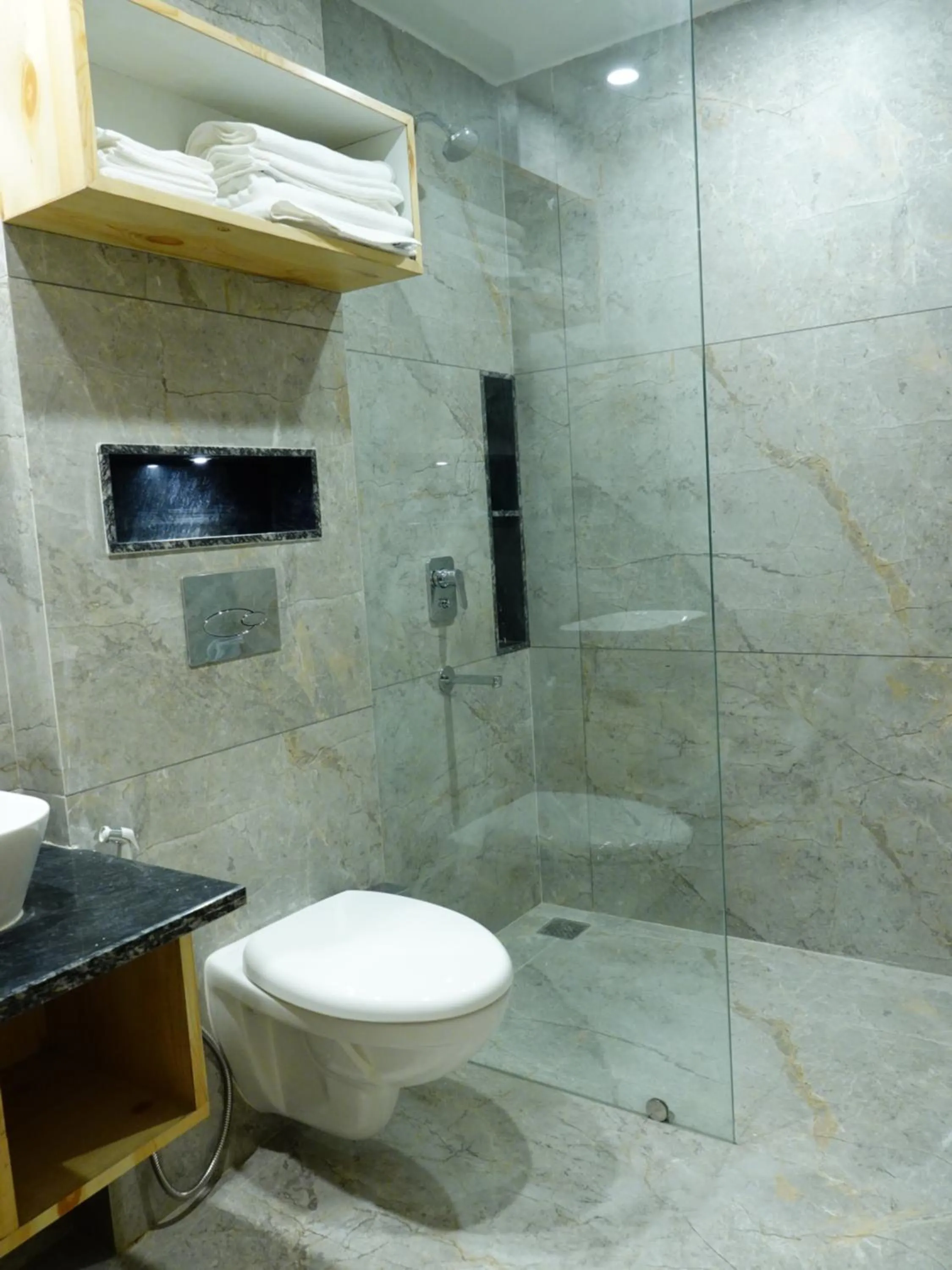 Shower in Rubystone Mussoorie A Leisure Resort