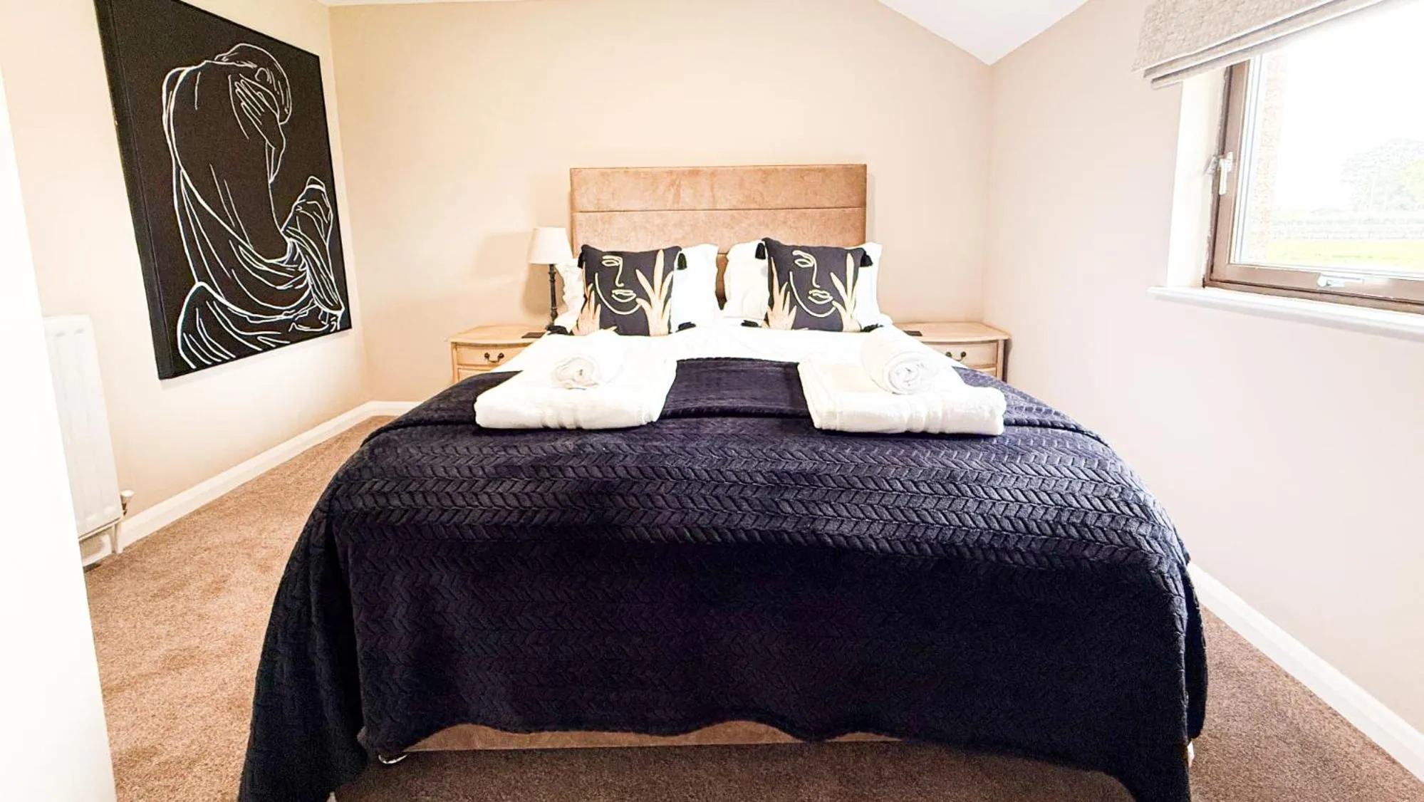 Bed in Wheyrigg Hall Hotel