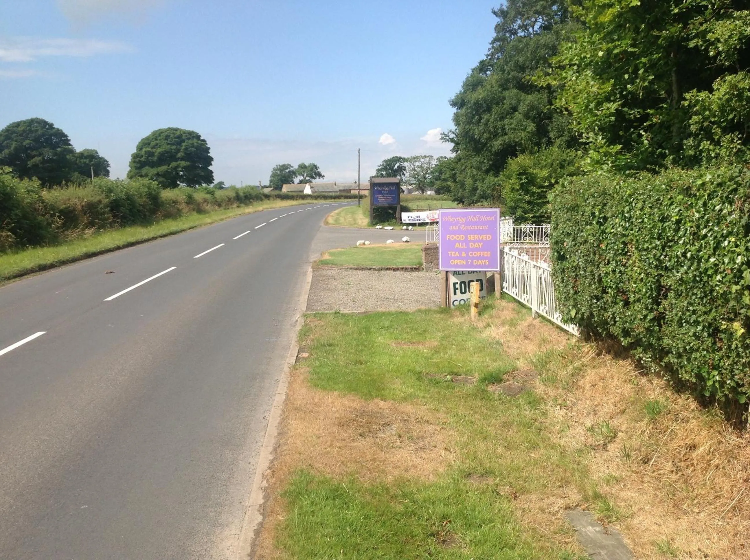 Day in Wheyrigg Hall Hotel