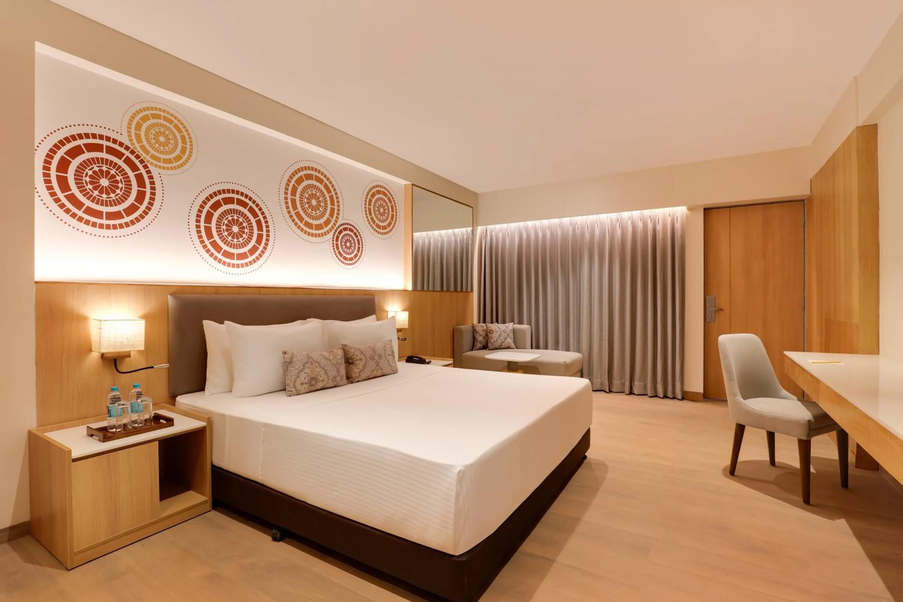 Bedroom, Bed in Lemon Tree Resort, Somnath