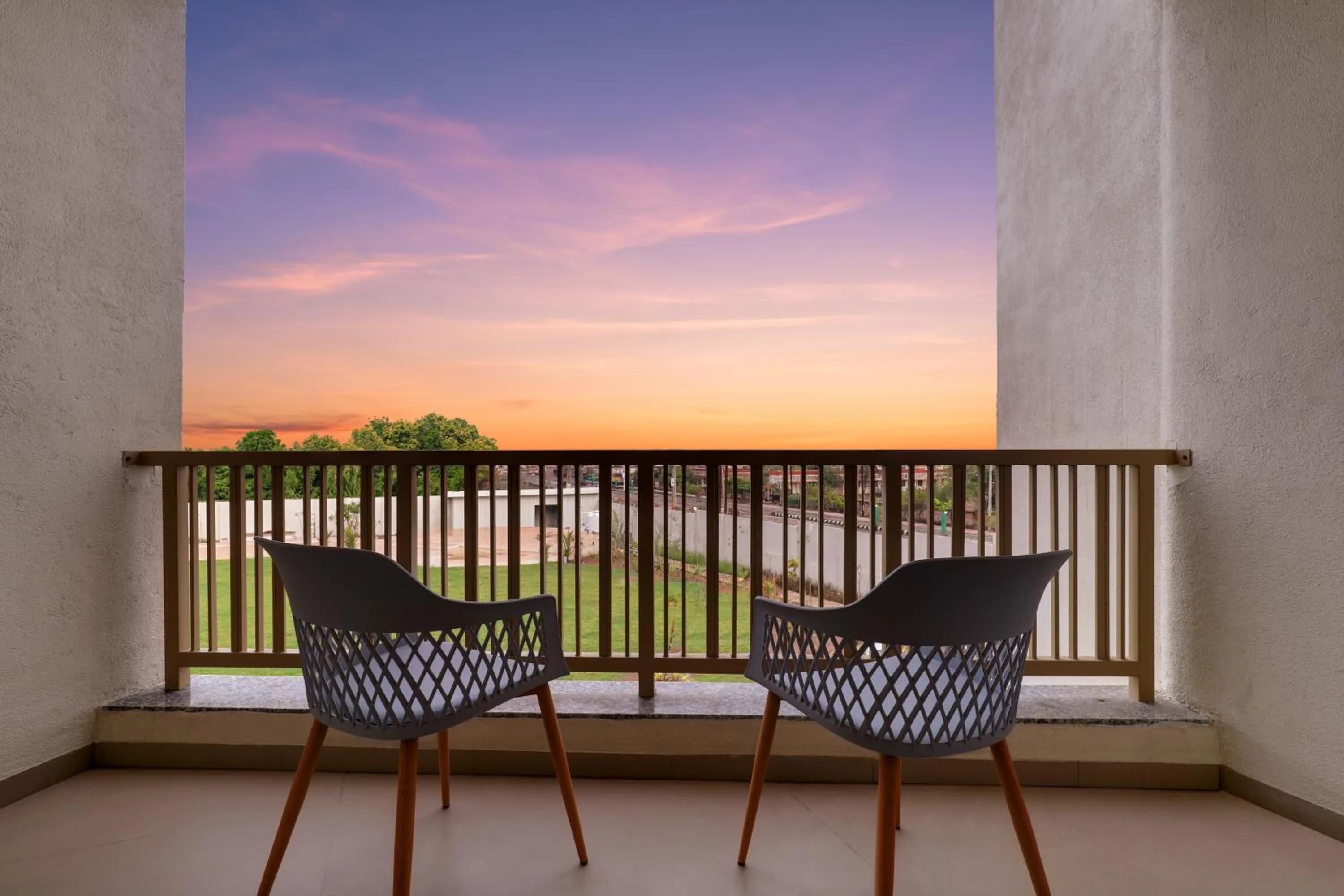 Balcony/Terrace in Lemon Tree Resort, Somnath