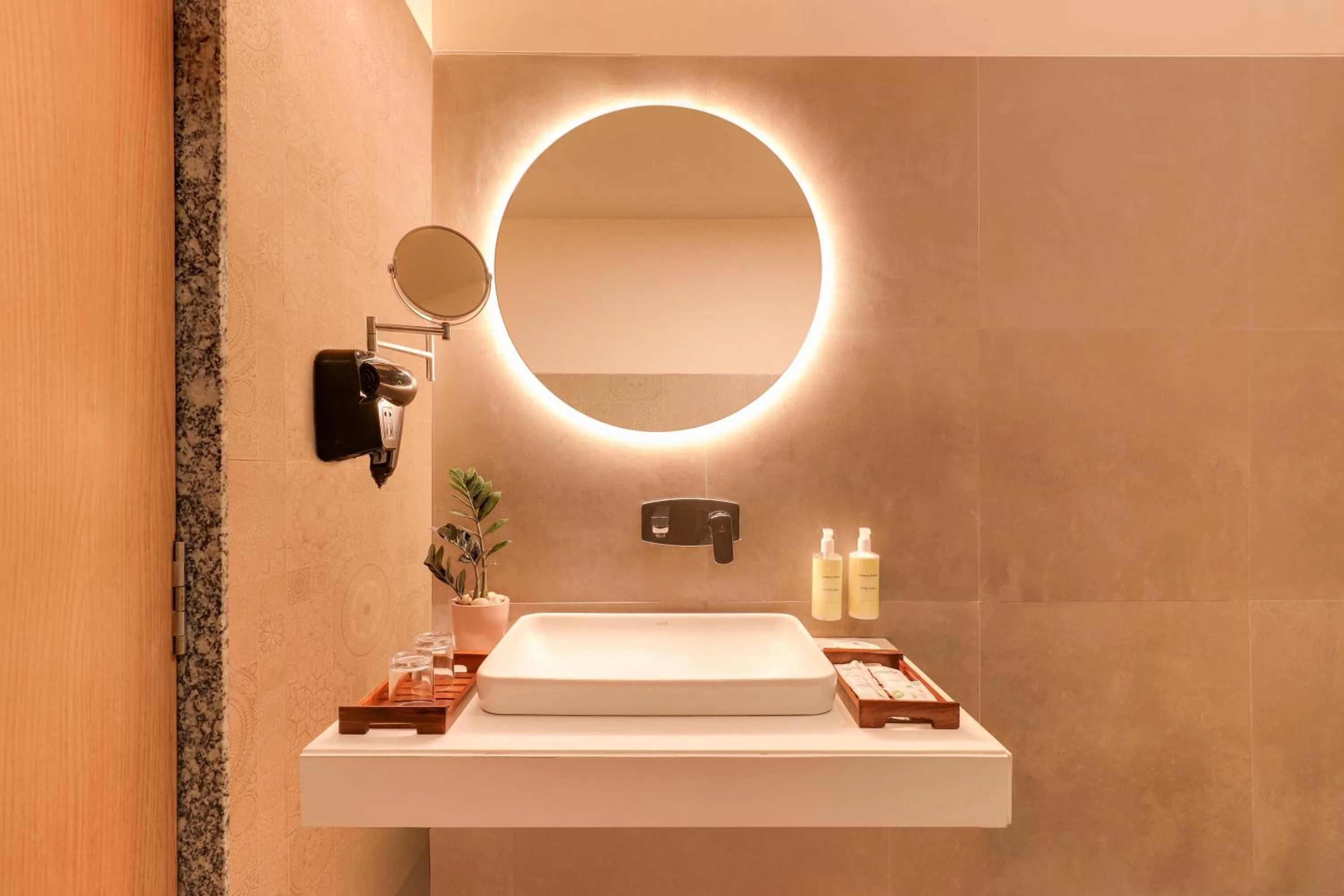 Bathroom in Lemon Tree Resort, Somnath