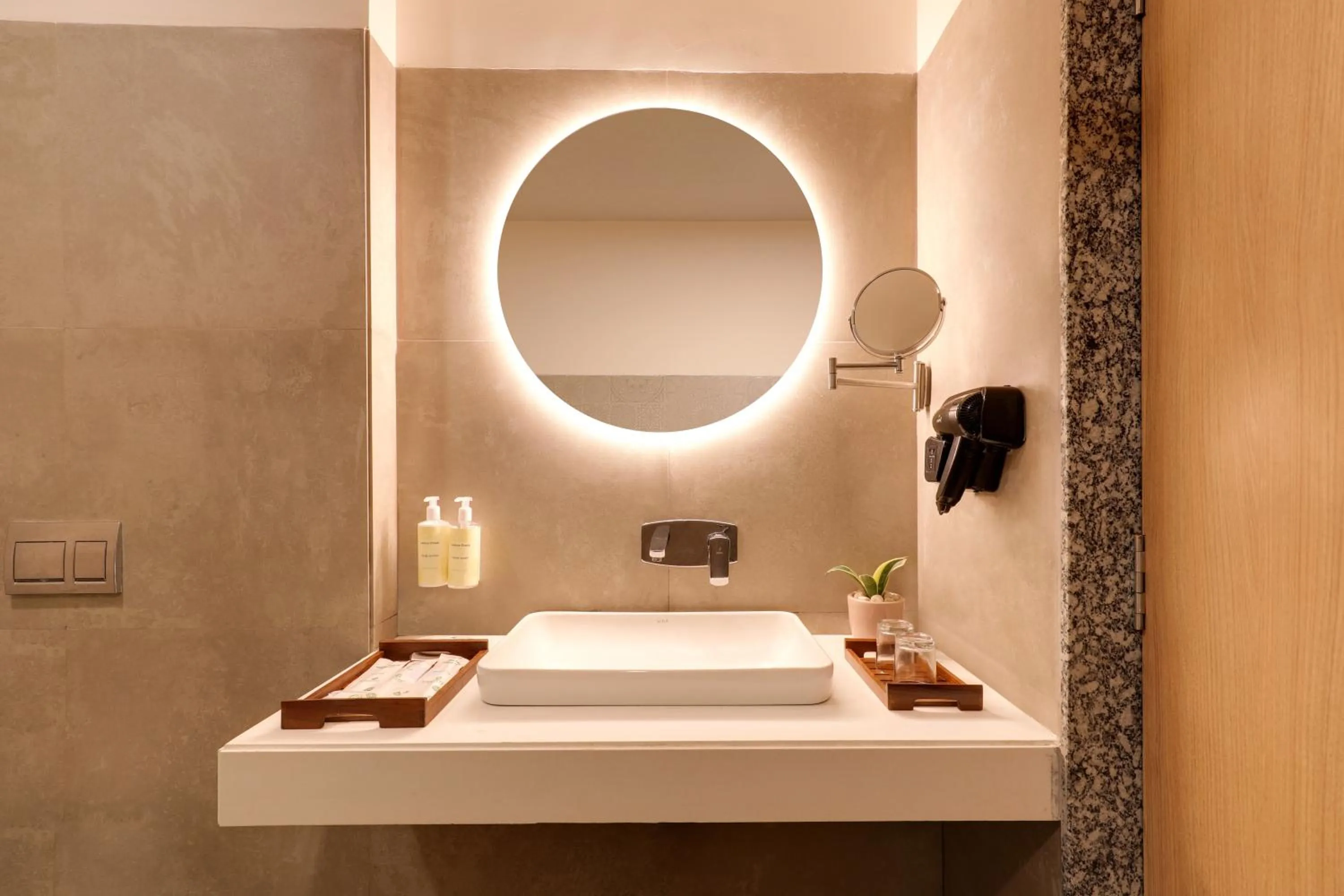 Bathroom in Lemon Tree Resort, Somnath