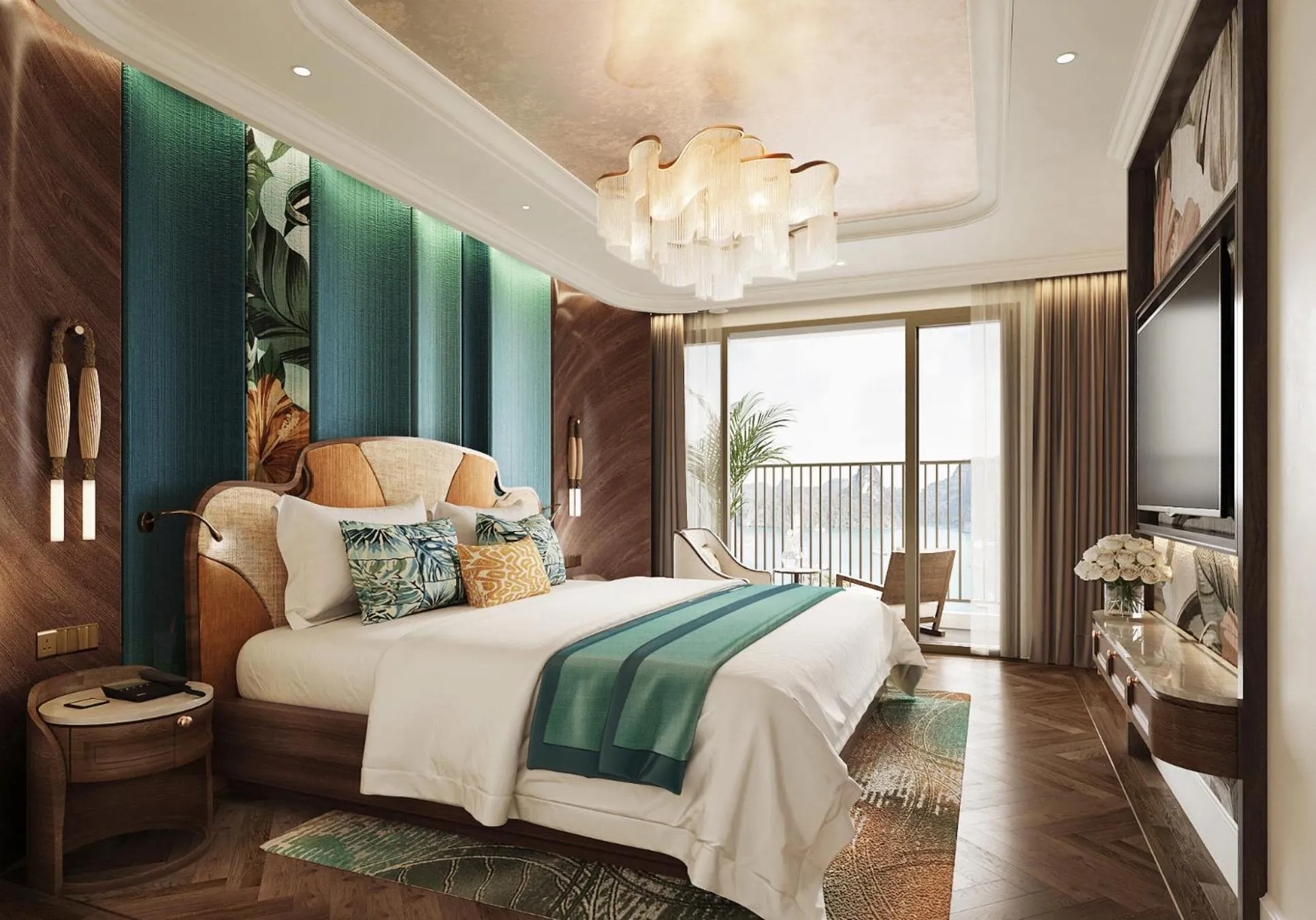 Photo of the whole room, Bed in Wyndham Garden Sonasea Van Don