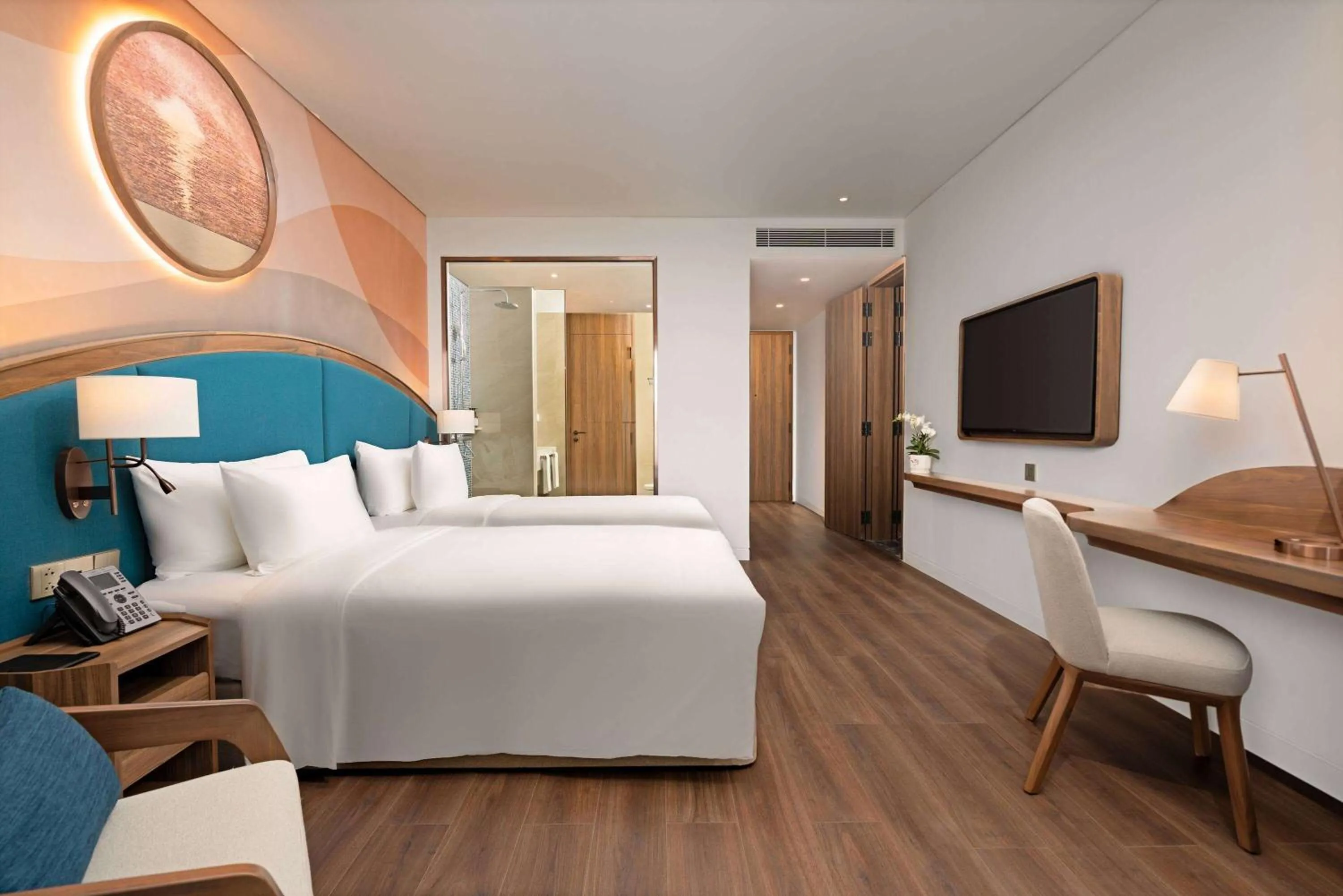 Photo of the whole room, Bed in Wyndham Garden Sonasea Van Don