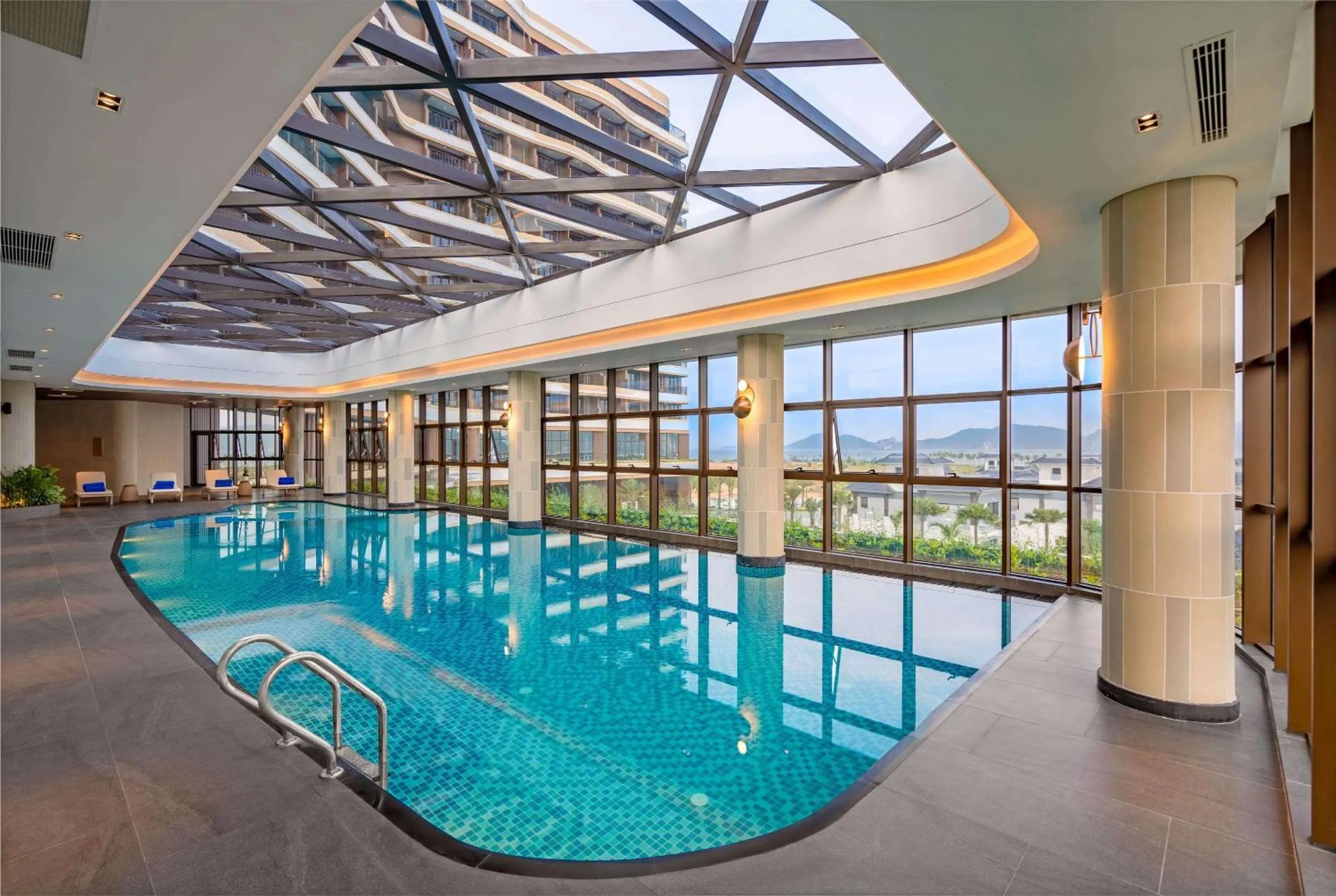 Swimming pool in Wyndham Garden Sonasea Van Don