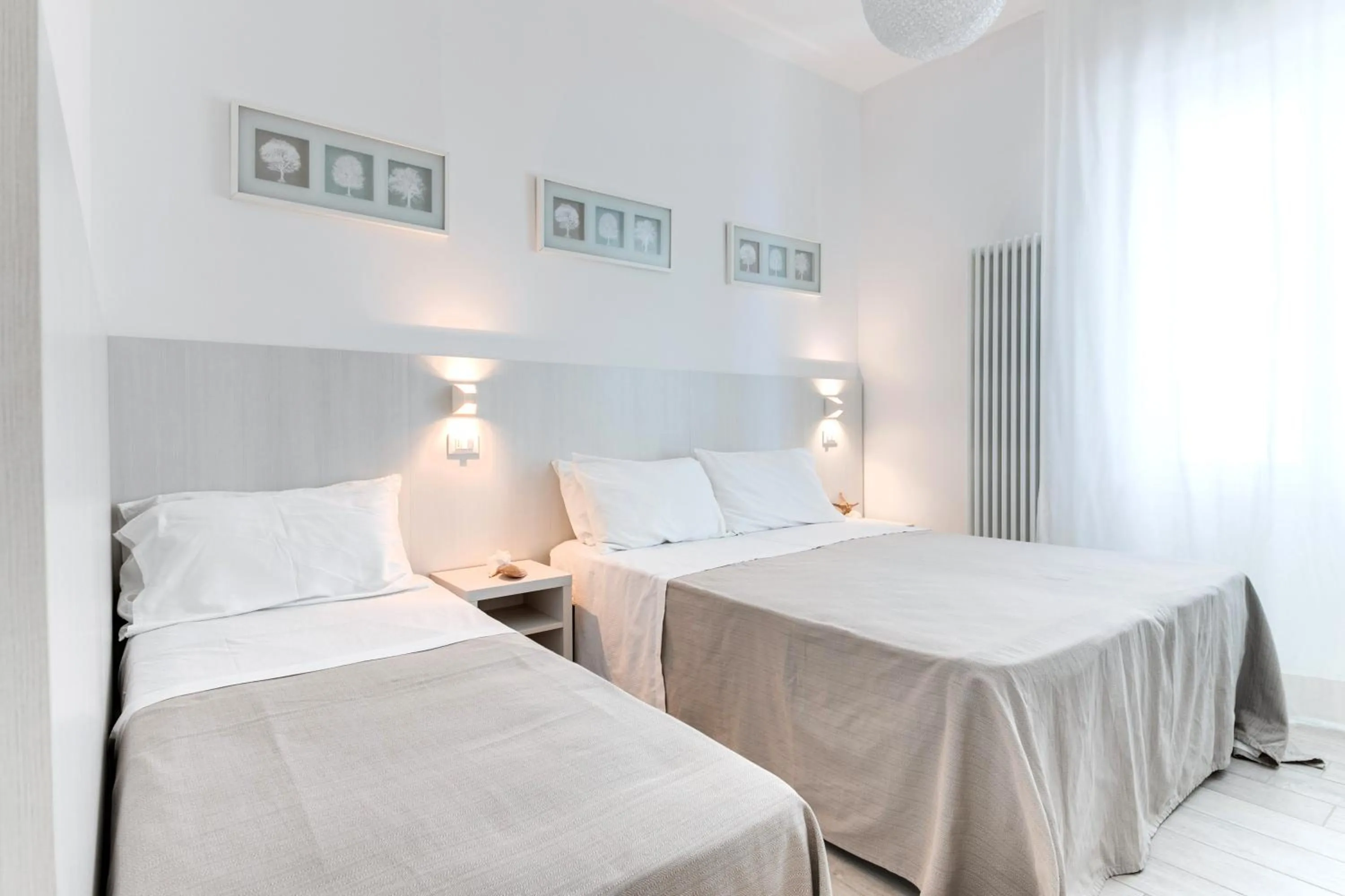 Bedroom, Bed in Residence Diffuso Arcobaleno