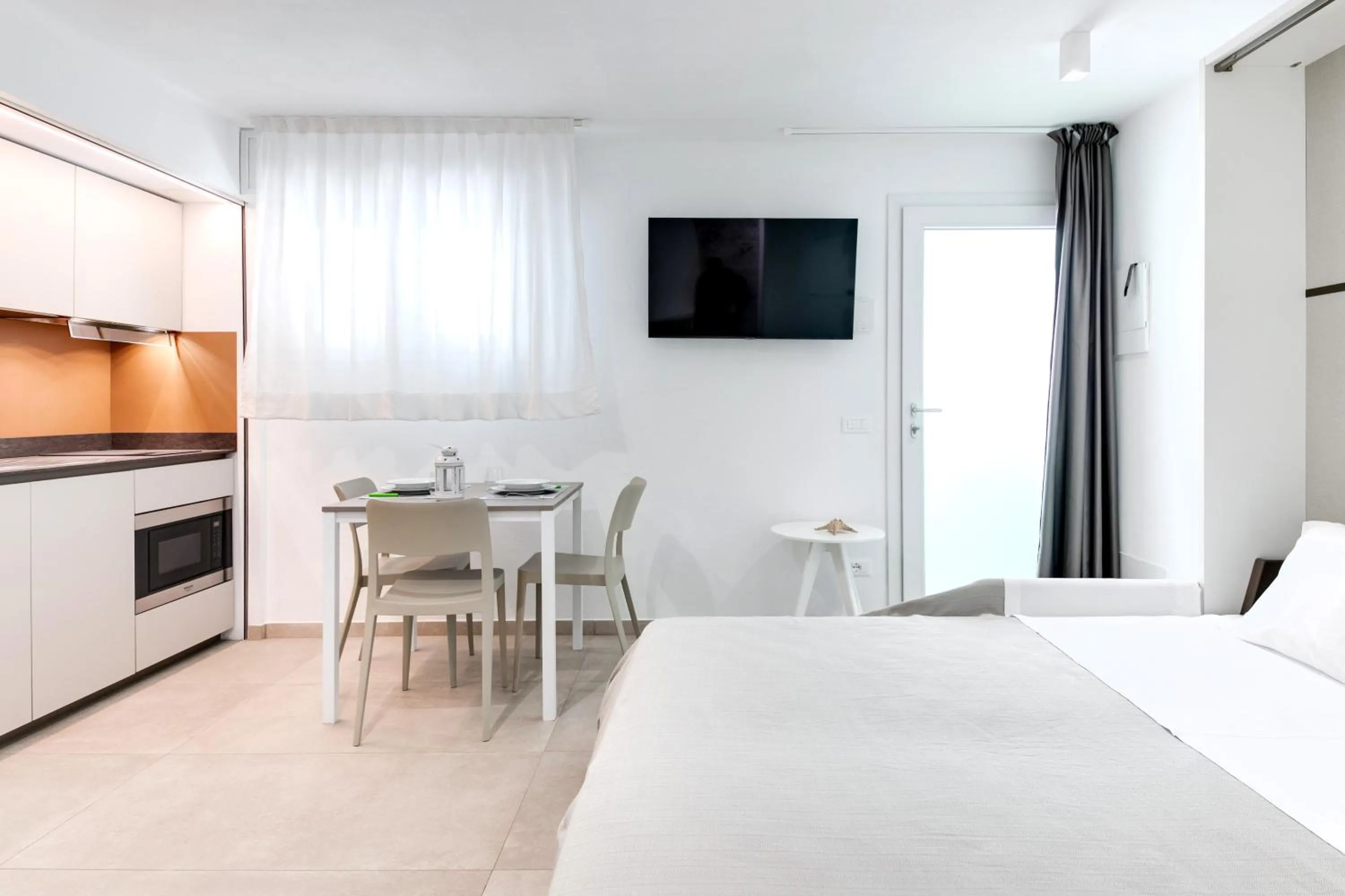 Kitchen or kitchenette, Bed in Residence Diffuso Arcobaleno