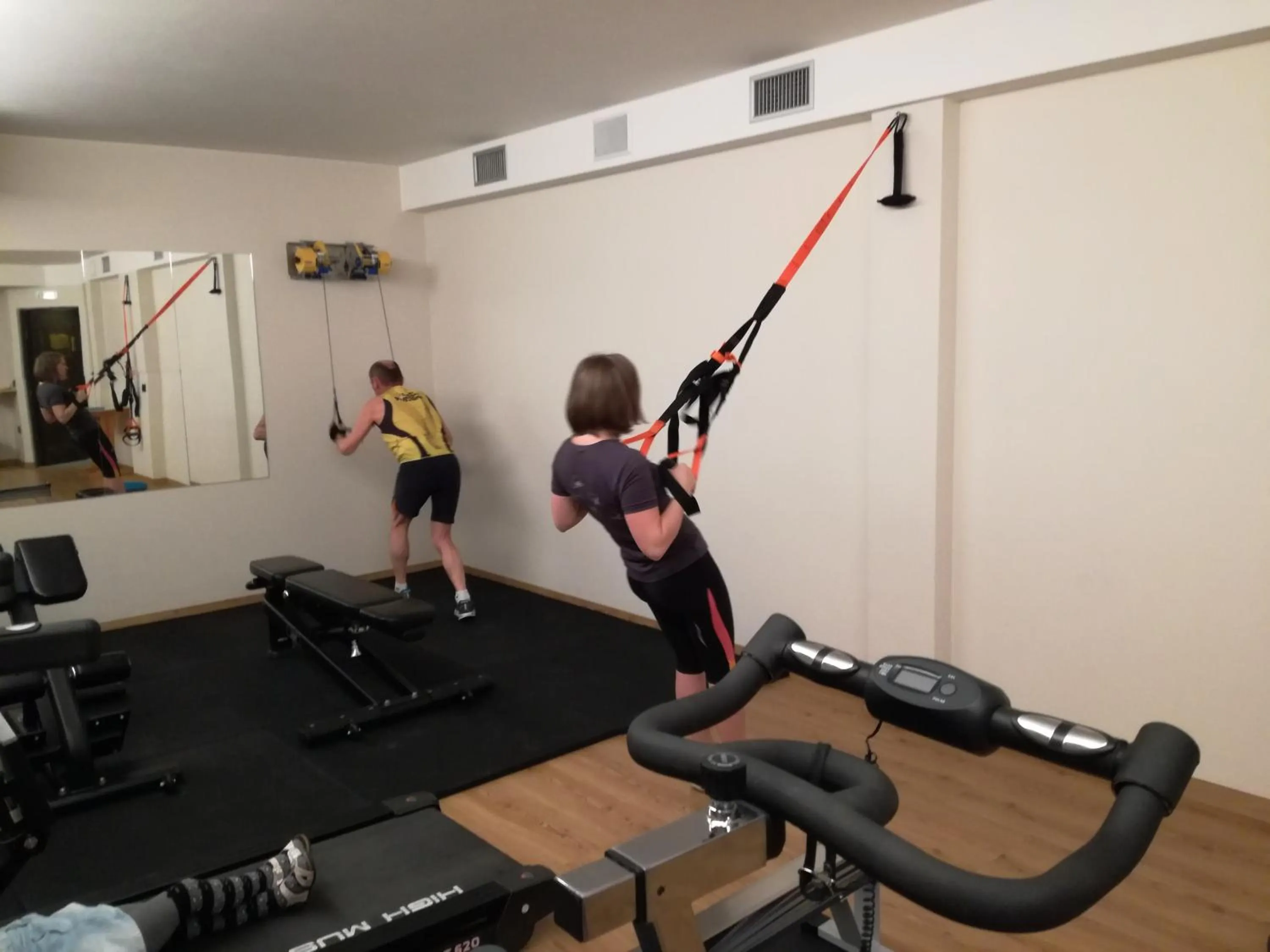 Fitness centre/facilities in Hotel Le Alpi