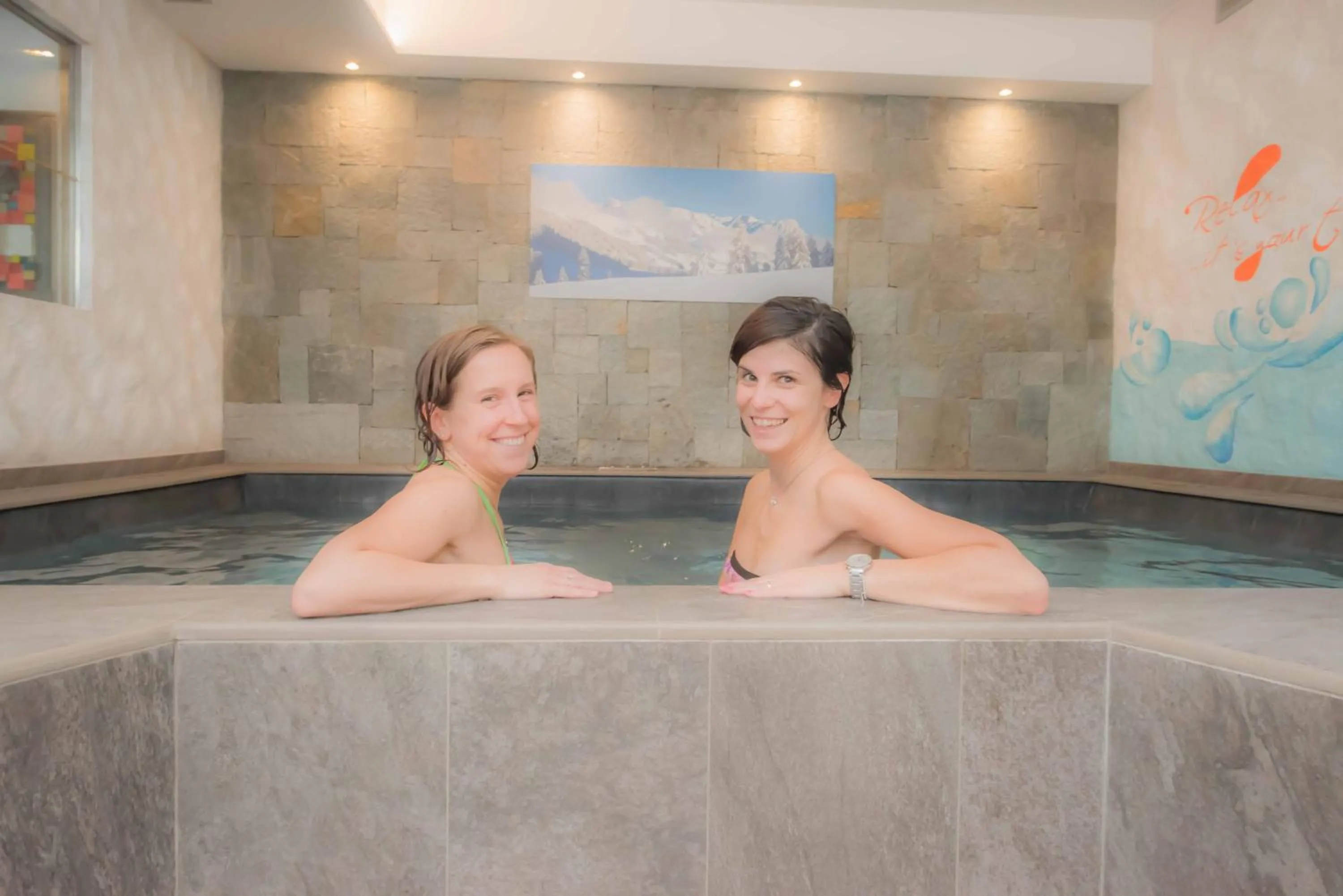 Hot Tub in Hotel Le Alpi