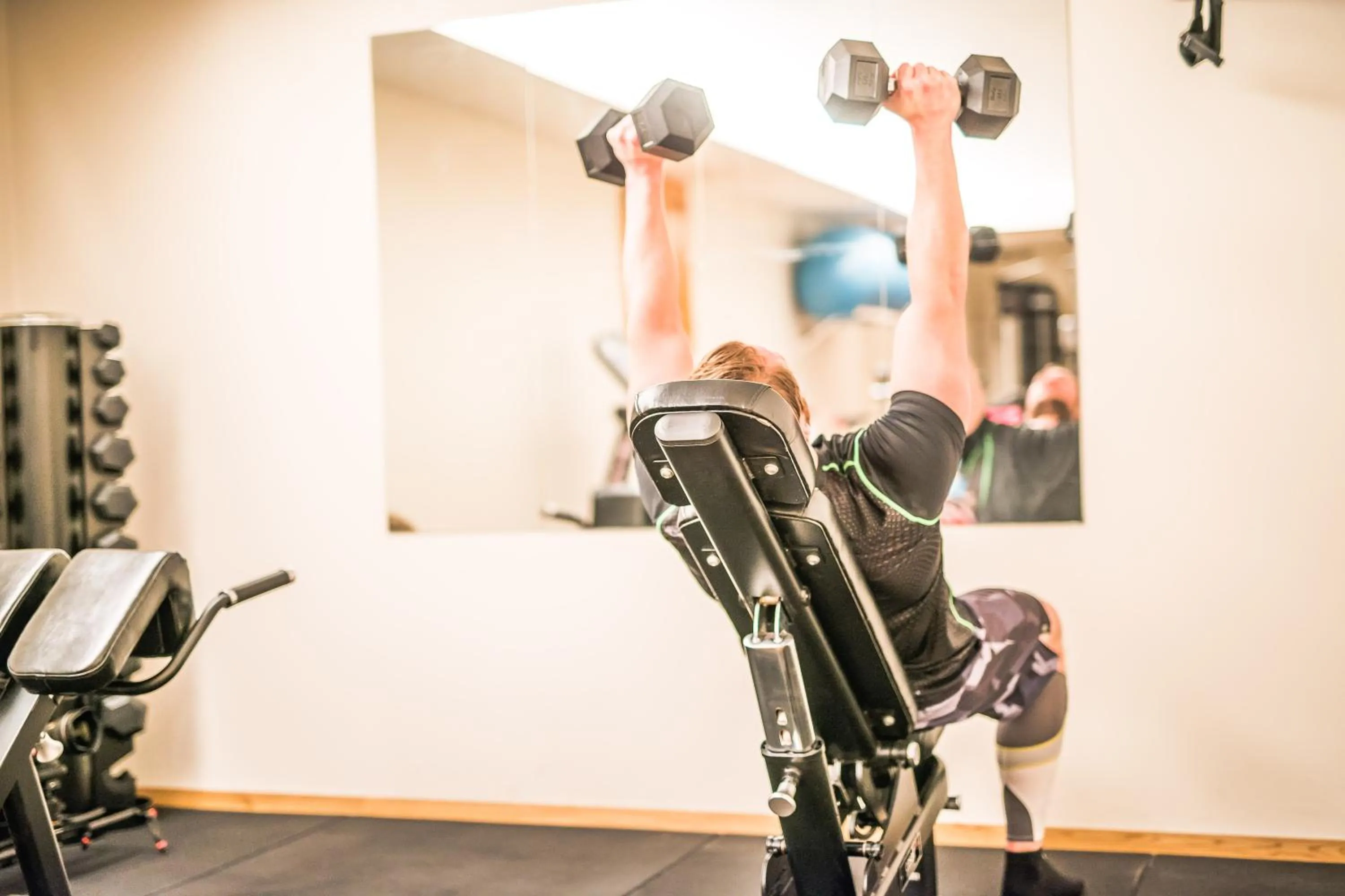 Fitness centre/facilities in Hotel Le Alpi