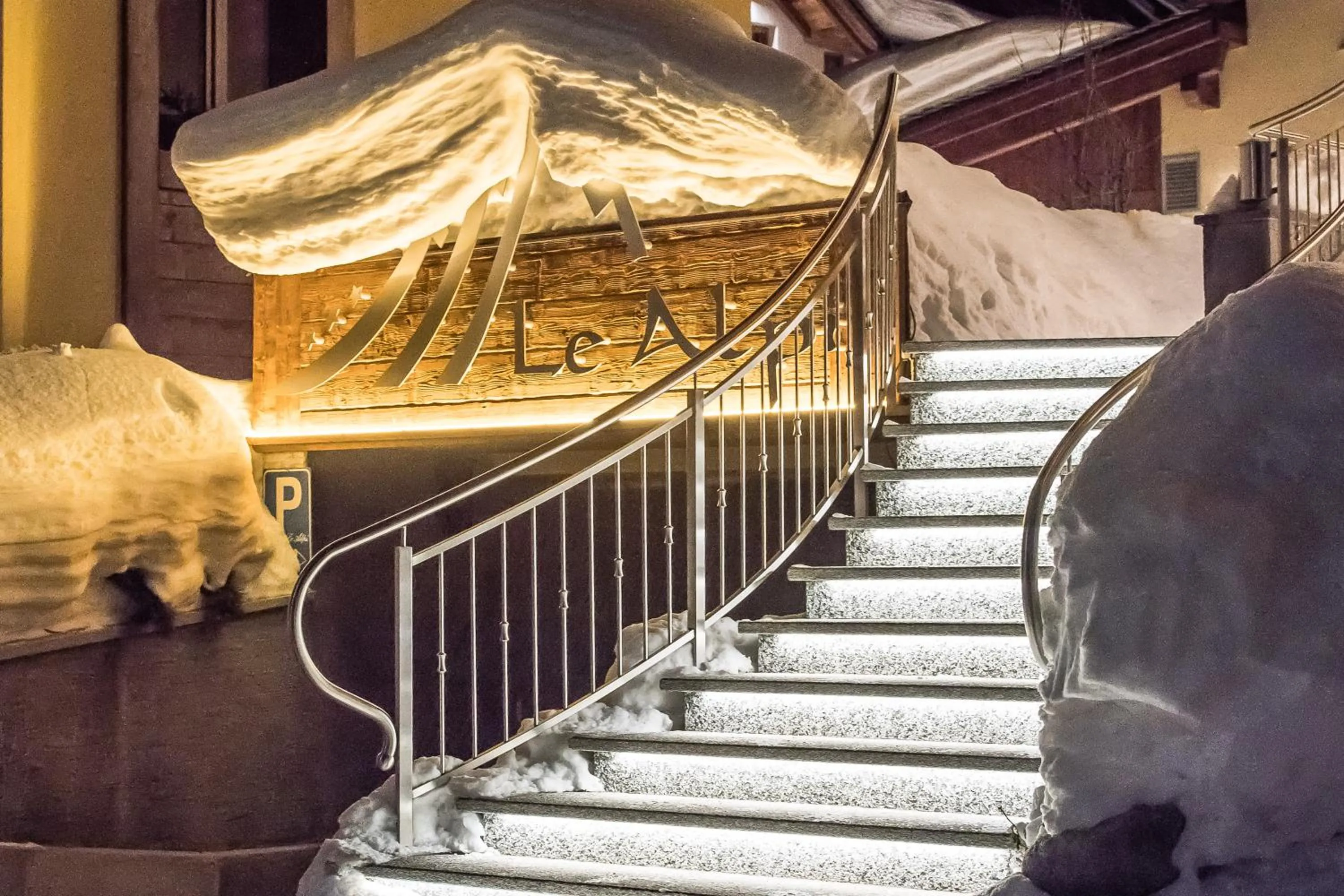 Facade/entrance in Hotel Le Alpi