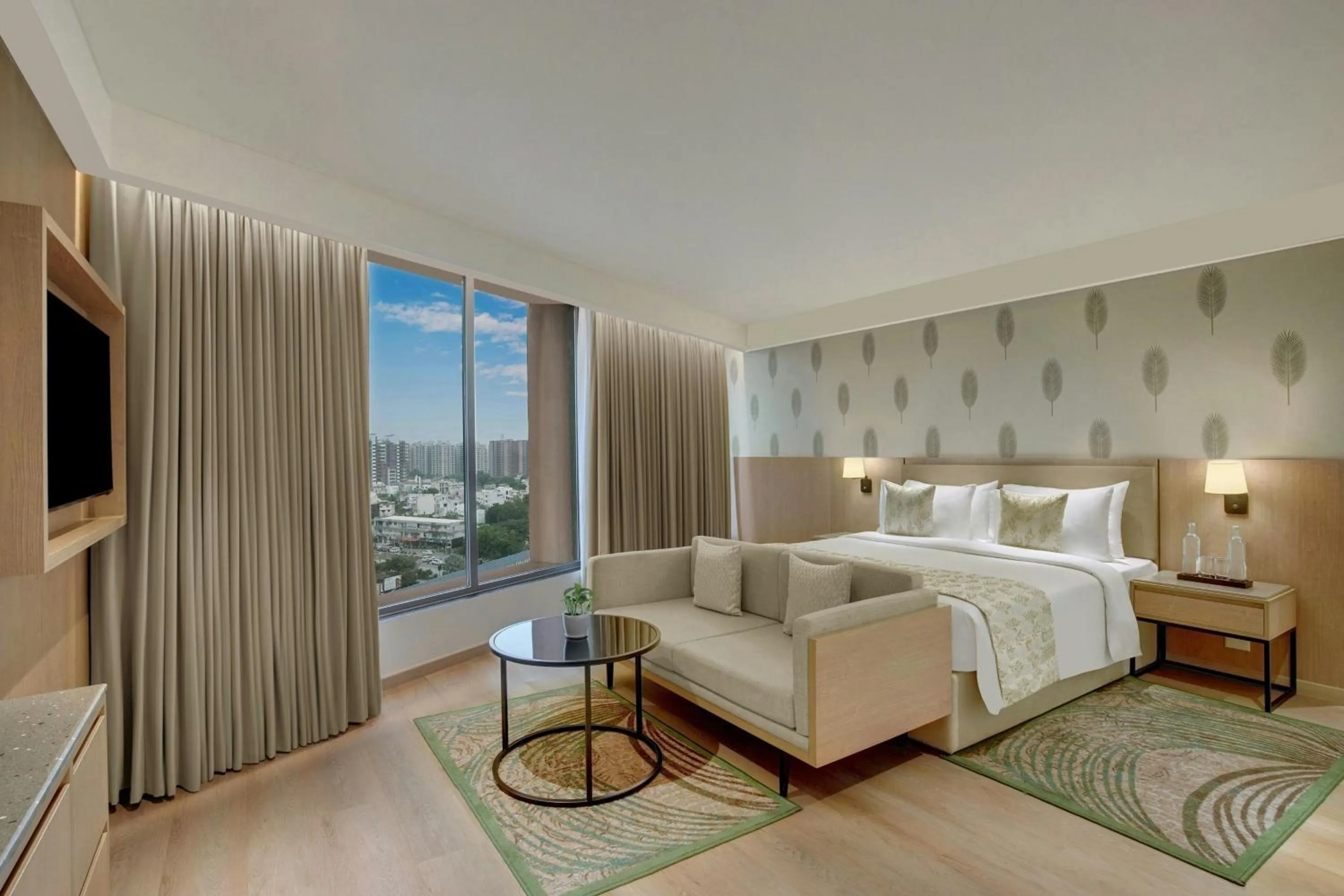 Photo of the whole room, Bed in The Fern Residency, Gandhinagar, Series by Marriott