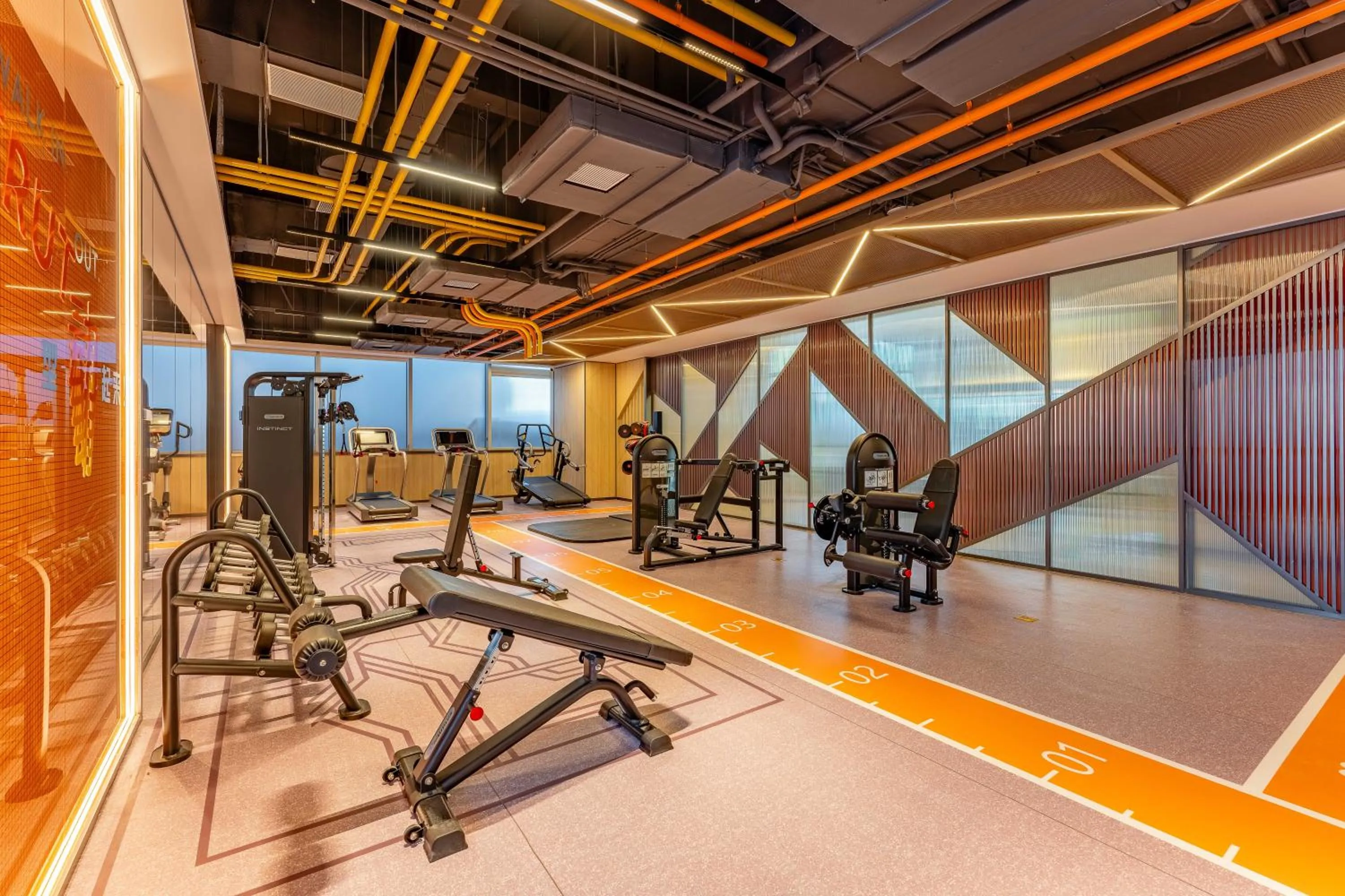 Fitness centre/facilities in EVEN Hotel Qingdao Laoshan - an IHG Hotel