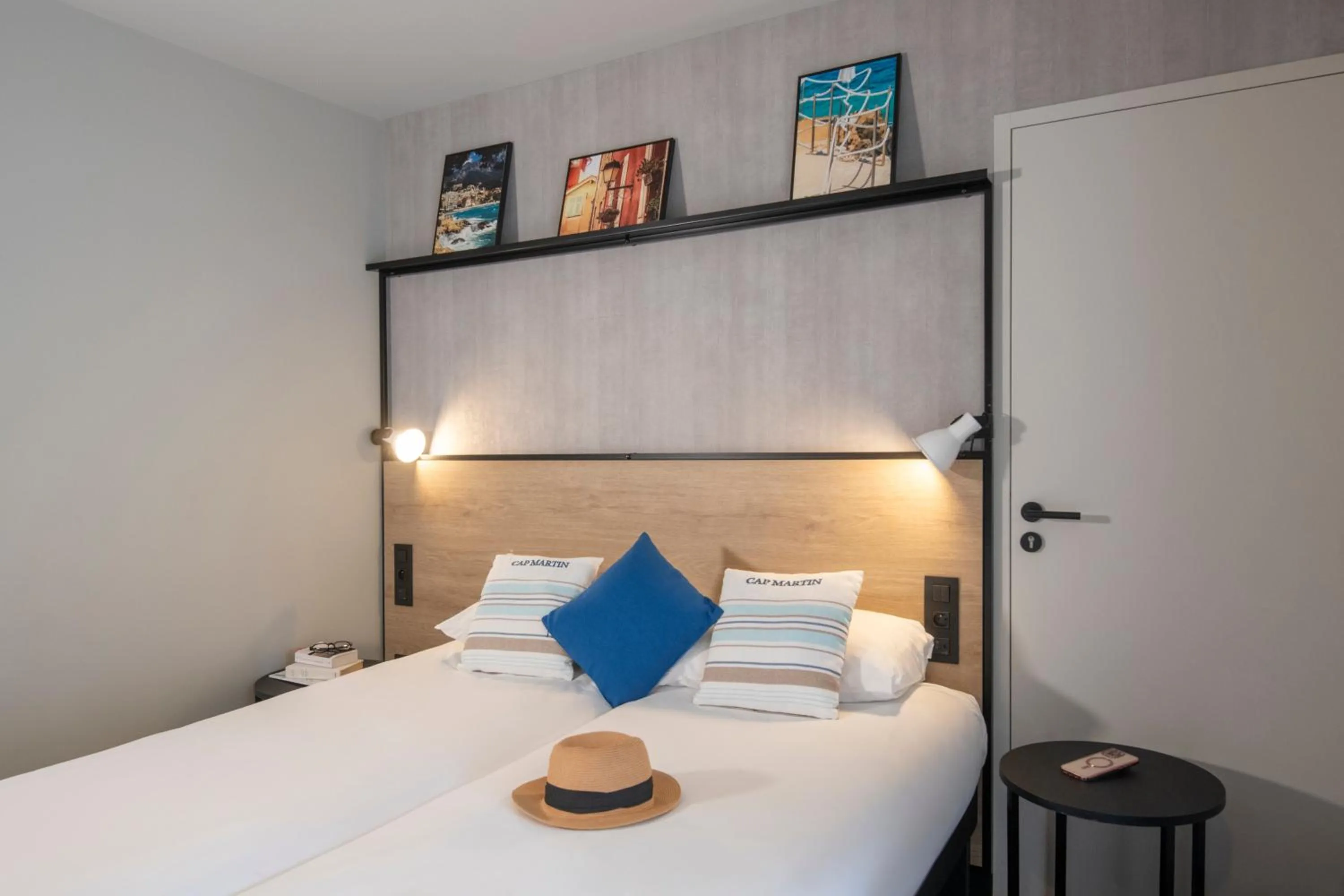 Bed in Ibis Roquebrune Cap Martin Menton