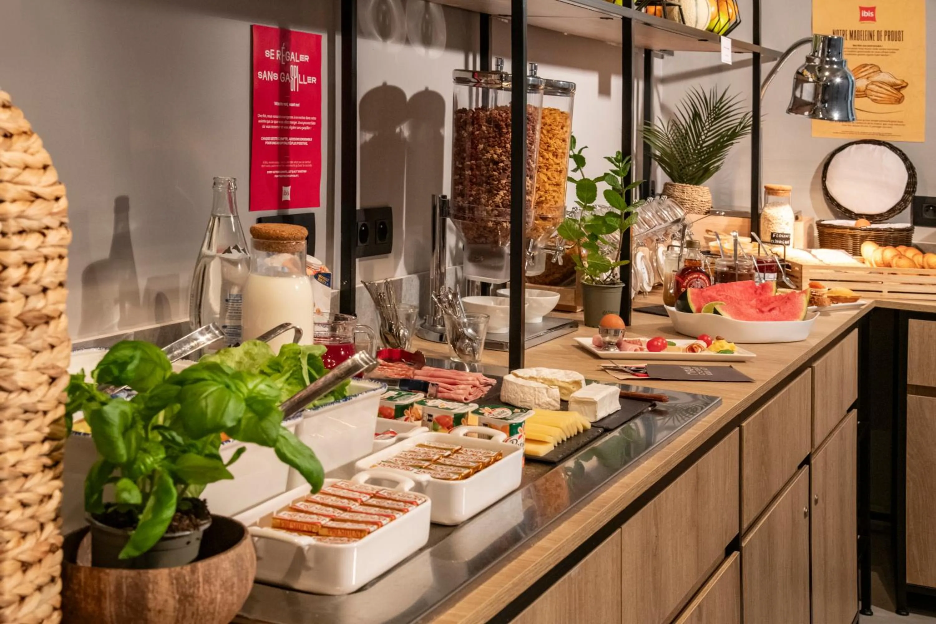 Breakfast in Ibis Roquebrune Cap Martin Menton