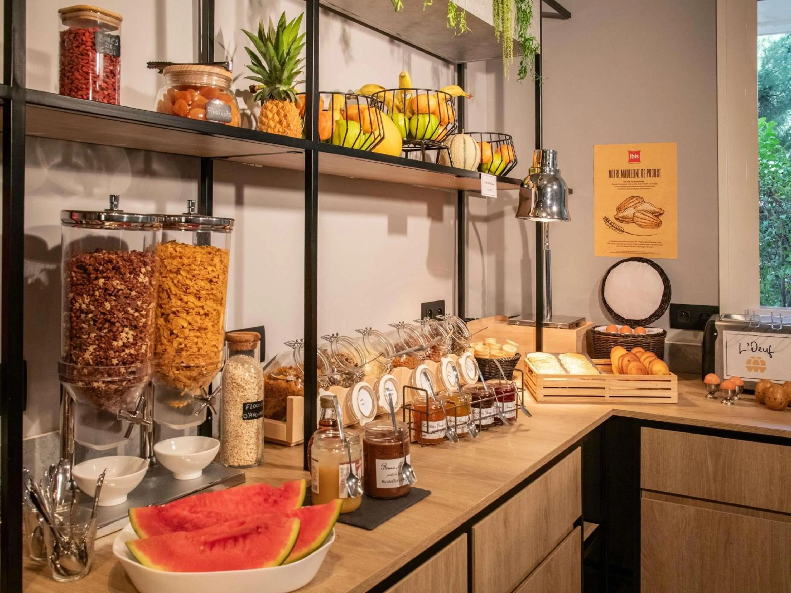 Breakfast in Ibis Roquebrune Cap Martin Menton