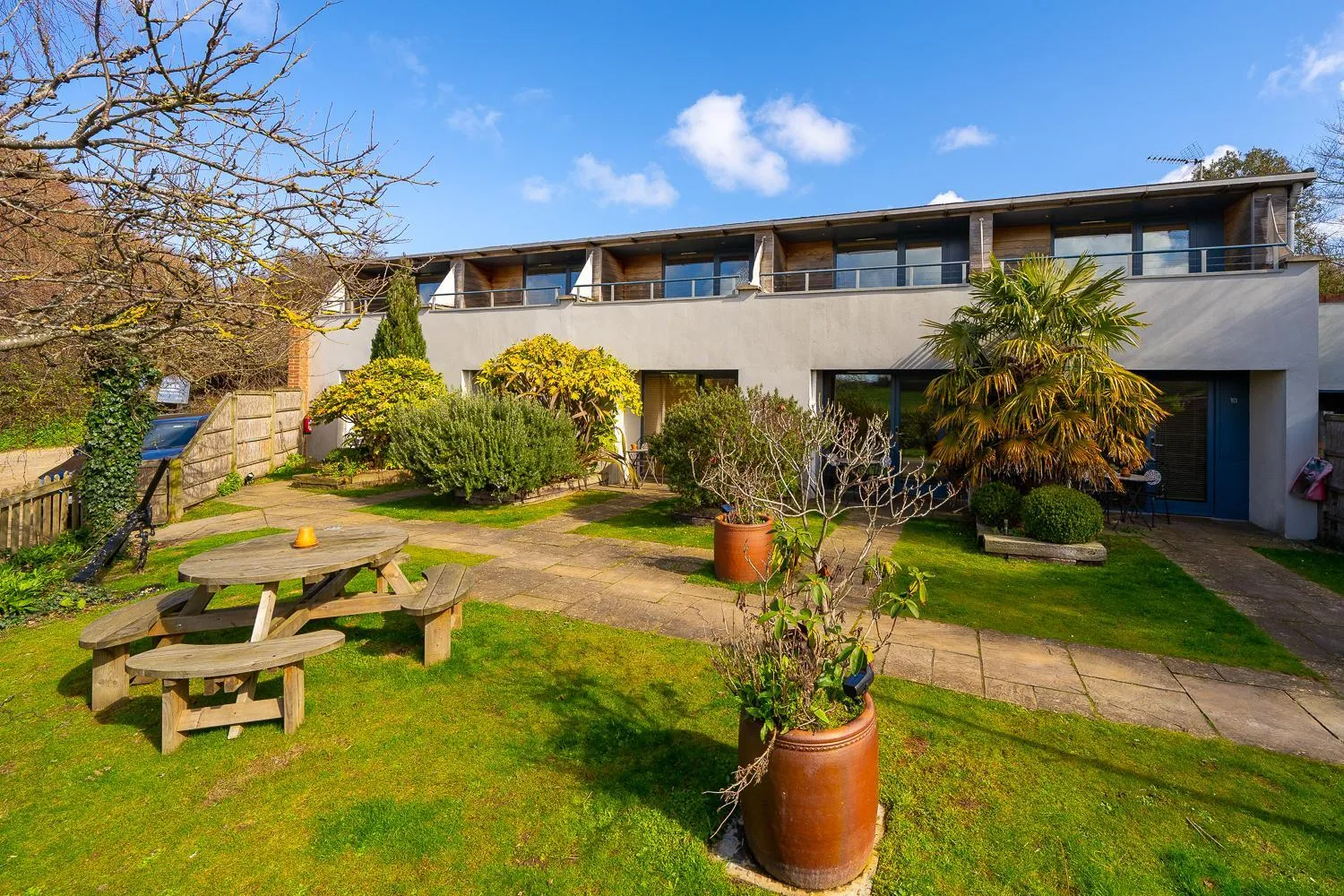 Garden in The Red Lion at Stiffkey
