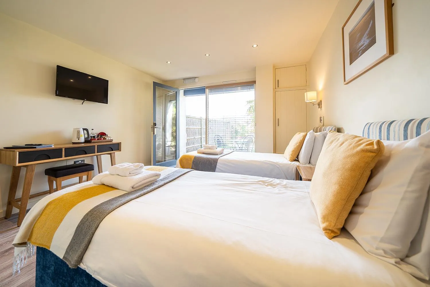 Bed in The Red Lion at Stiffkey