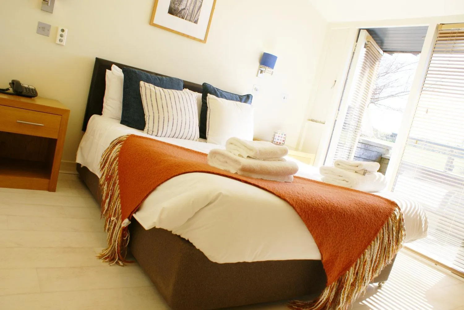 Bed in The Red Lion at Stiffkey