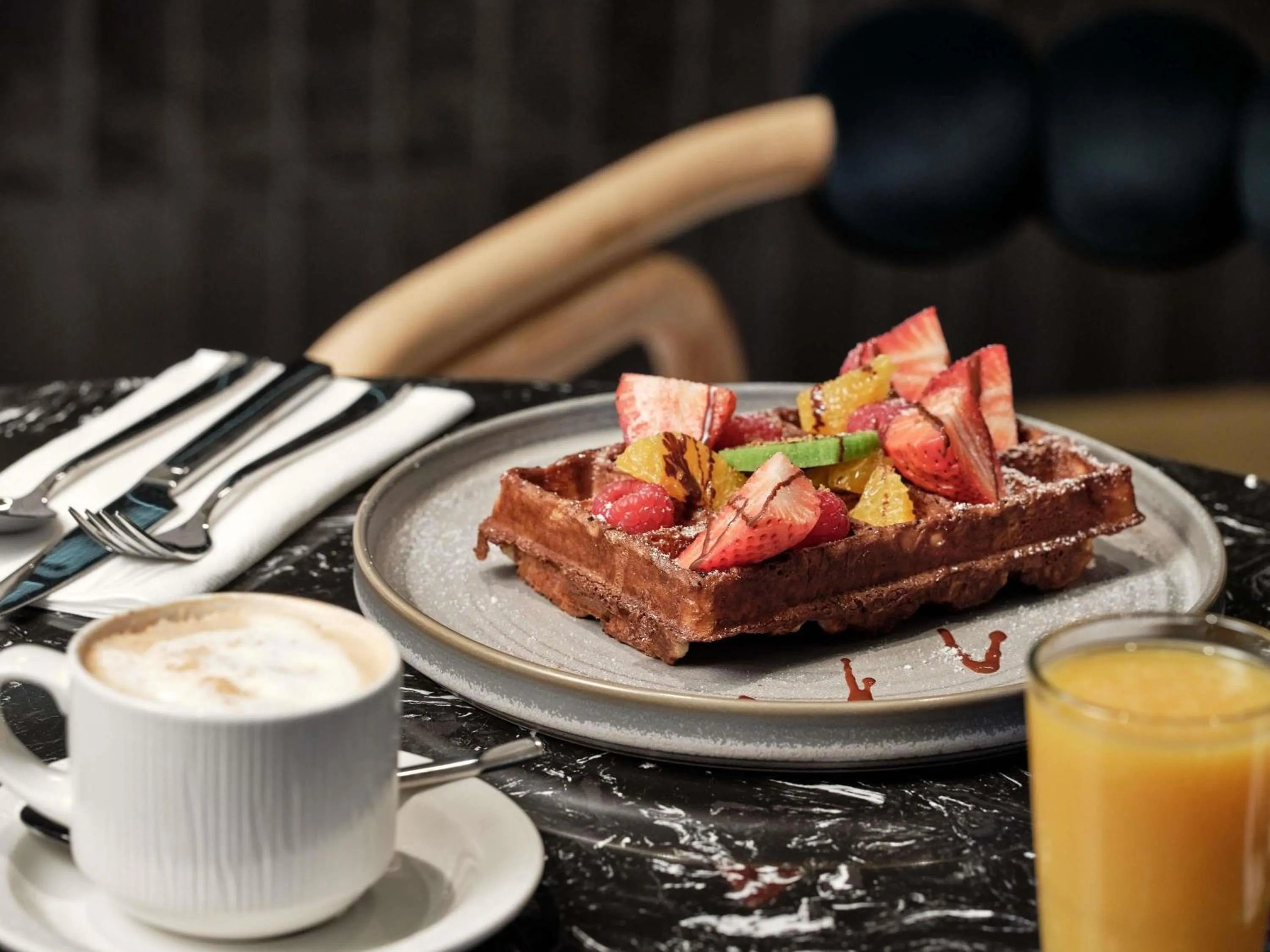 Breakfast in Mövenpick Grand Hotel Wroclaw