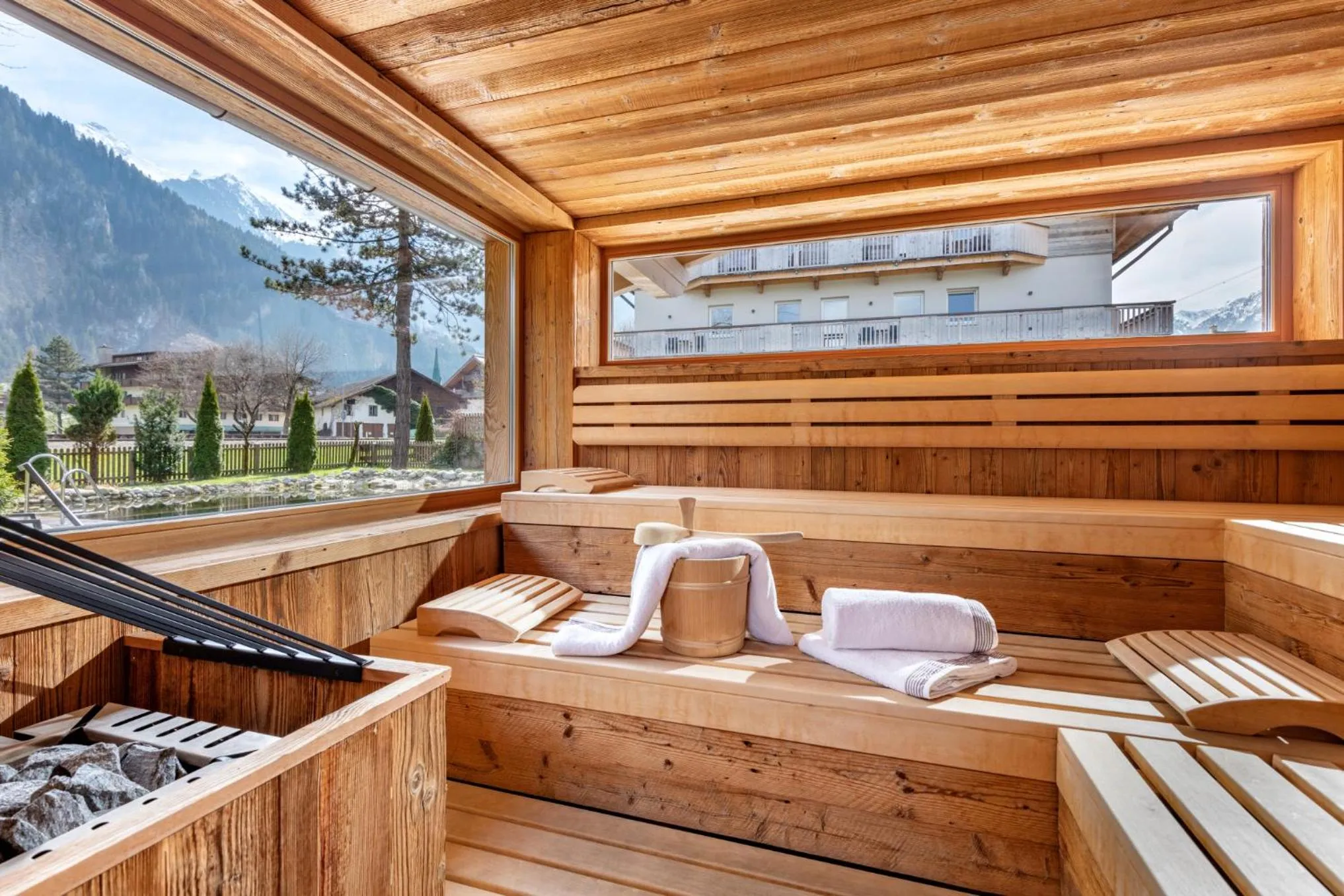 Garden in Hotel Garni Birkenhof