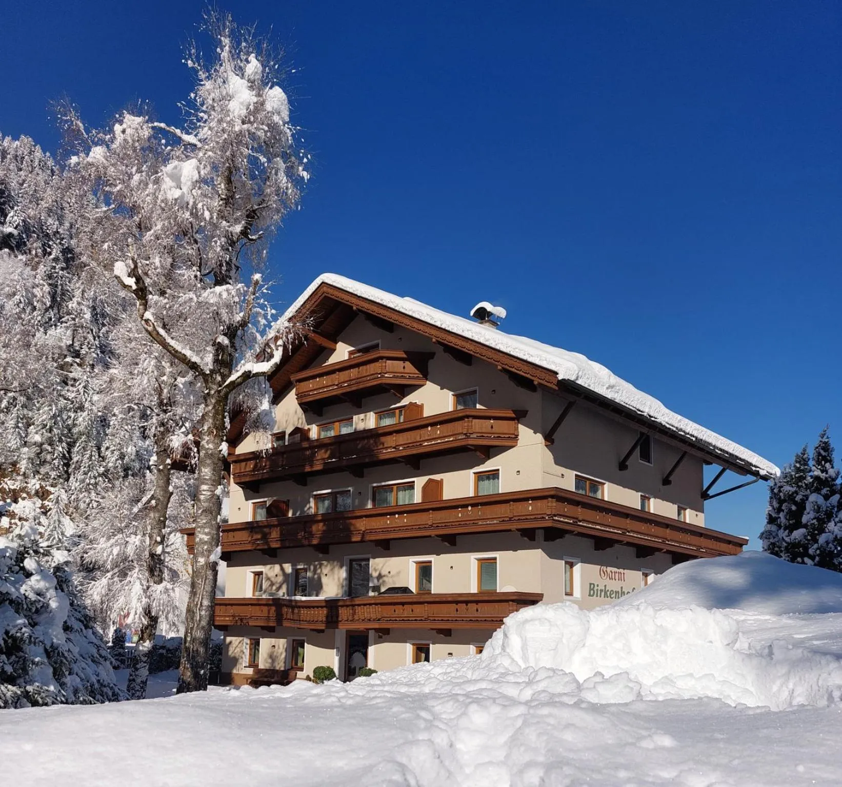 Property building in Hotel Garni Birkenhof