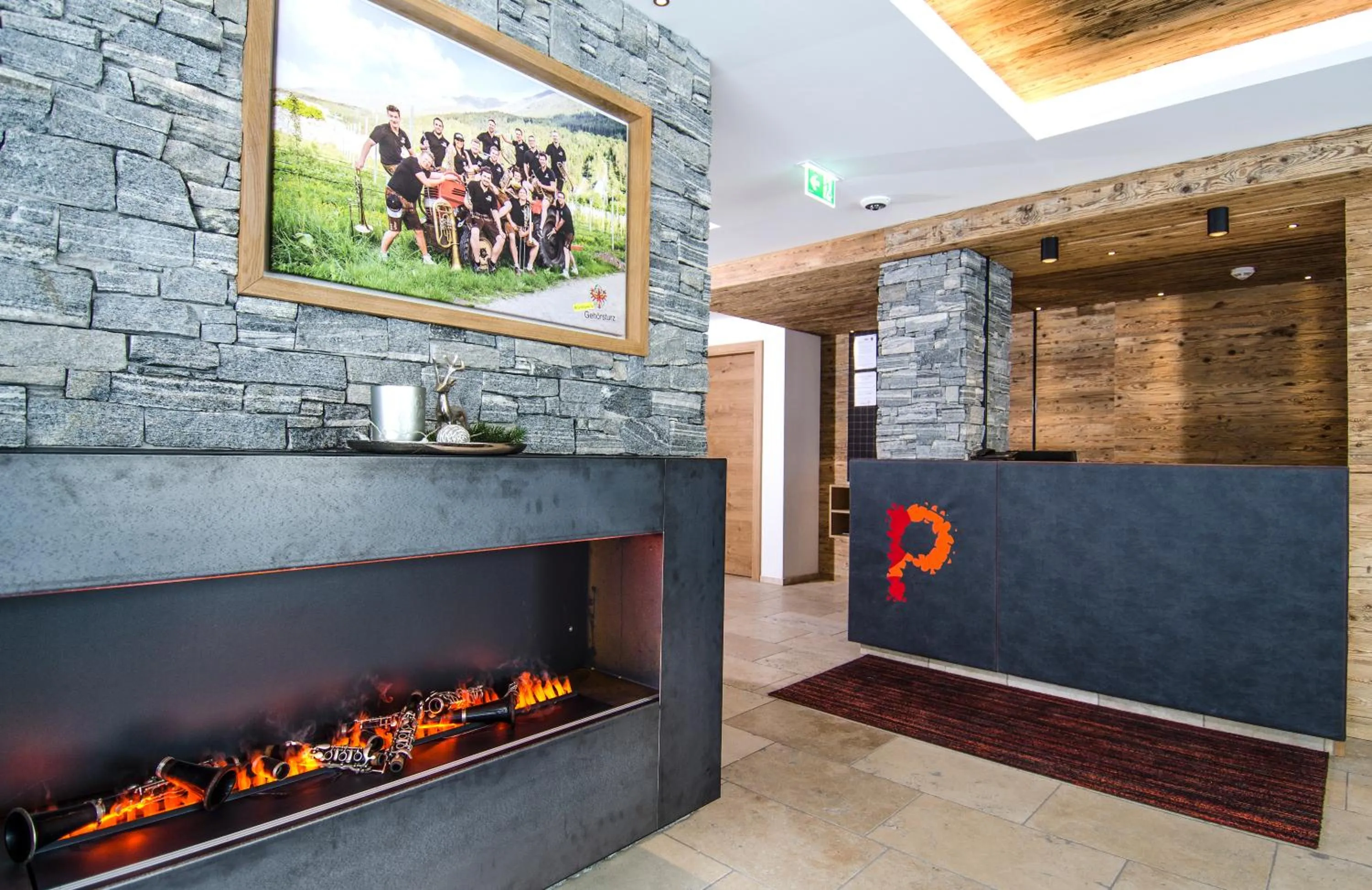 Lobby or reception in Hotel Garni Persutt