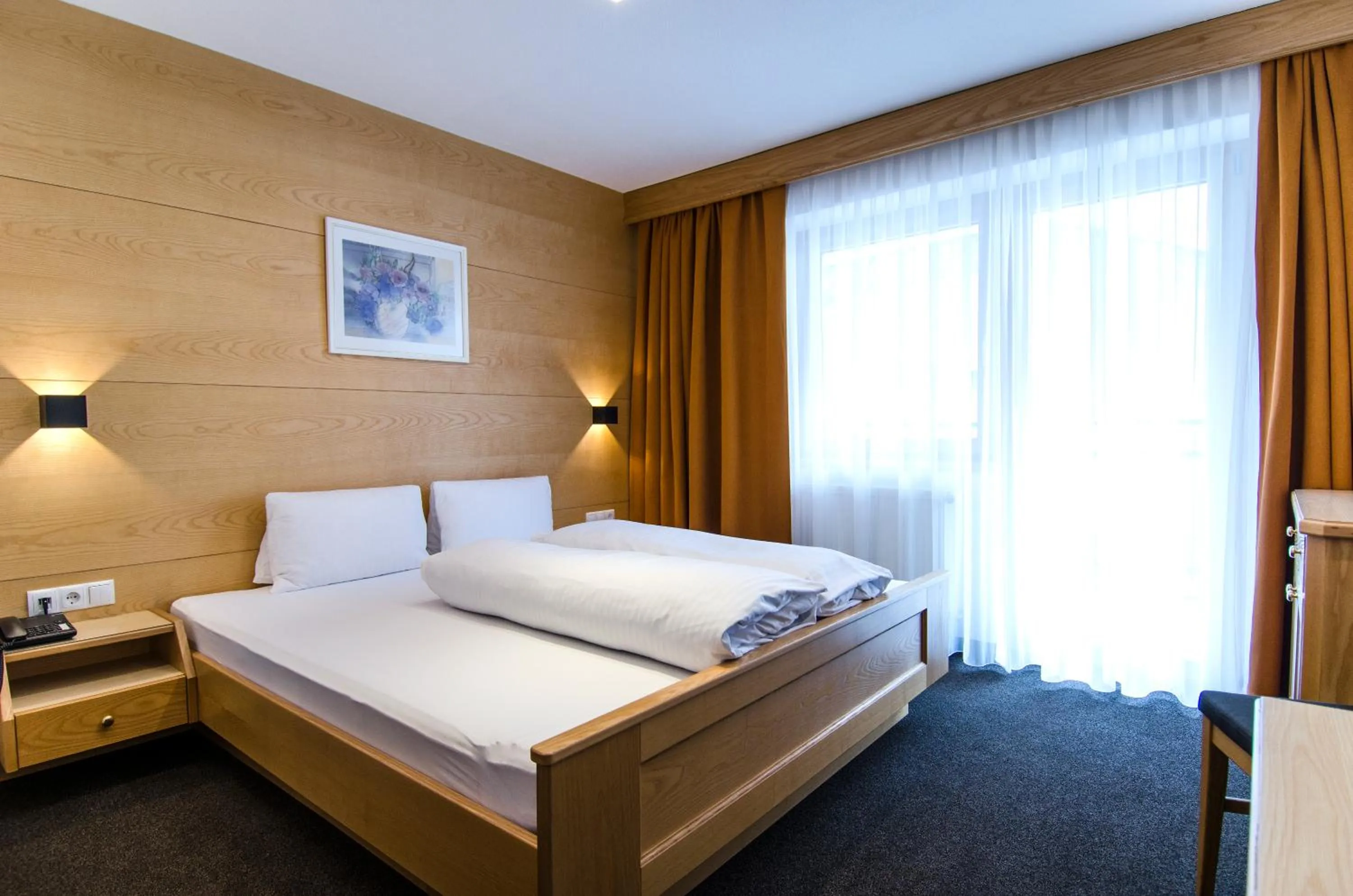 Bedroom, Bed in Hotel Garni Persutt