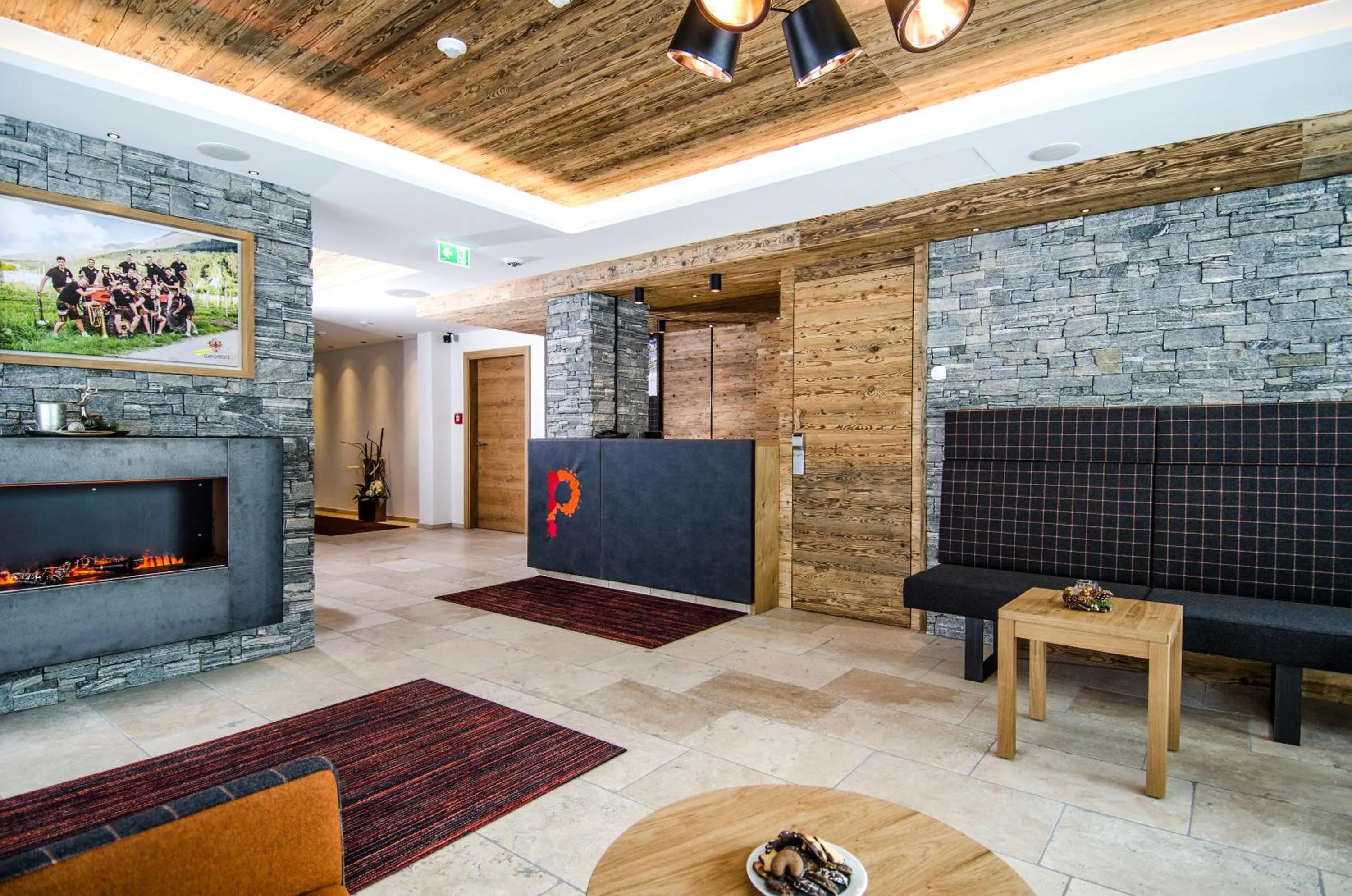 Lobby or reception in Hotel Garni Persutt