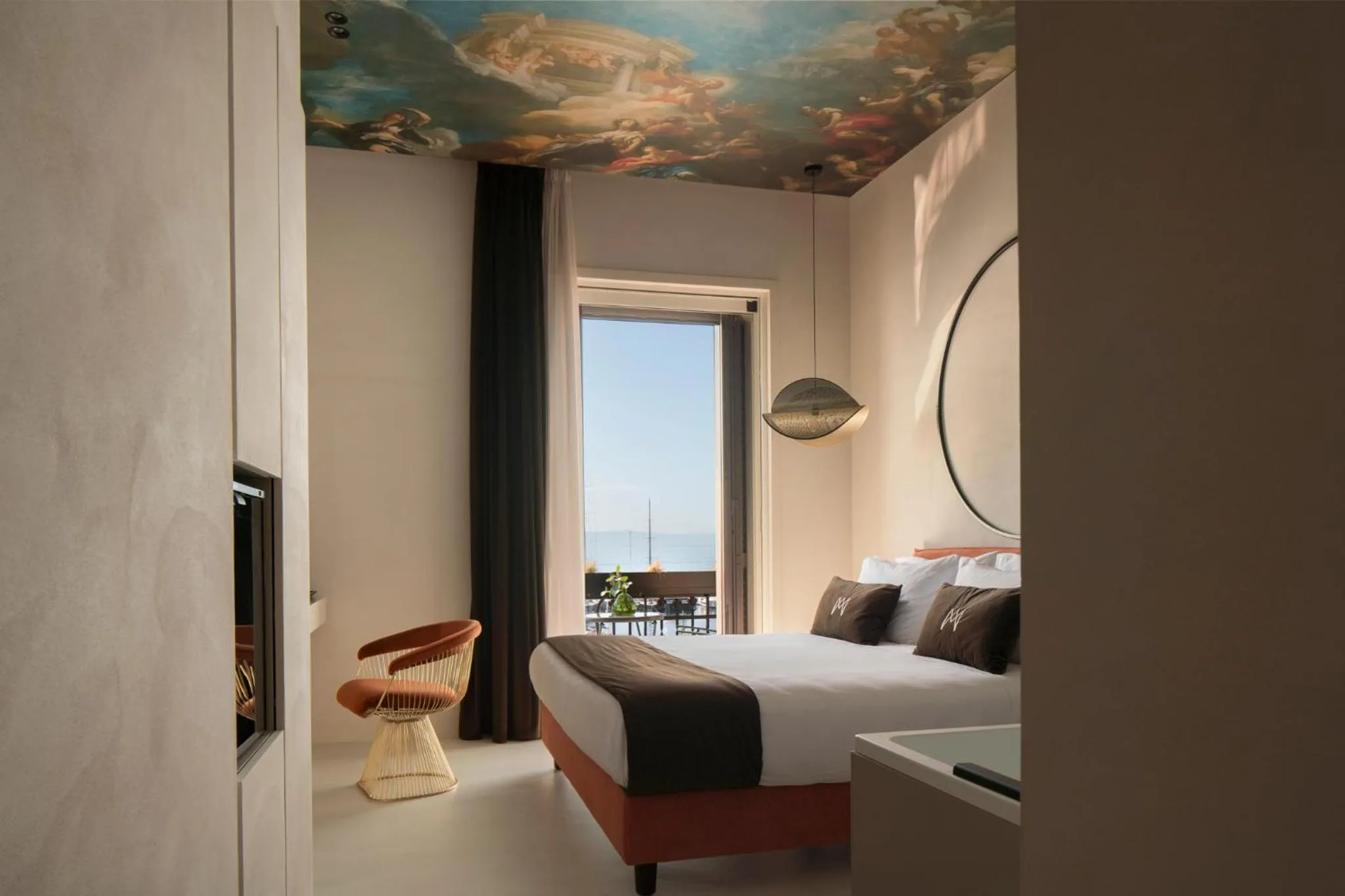 Bed in Demetra Luxury Suites