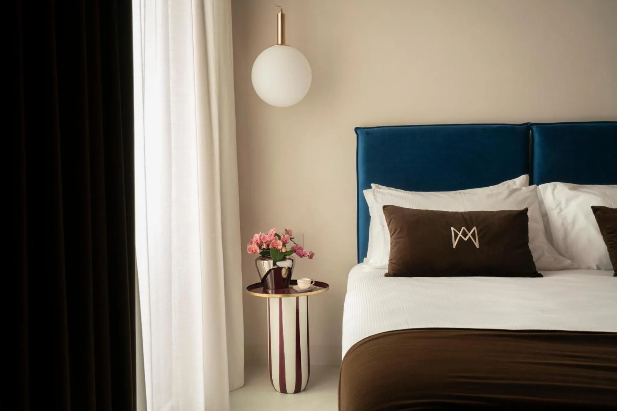 Bed in Demetra Luxury Suites