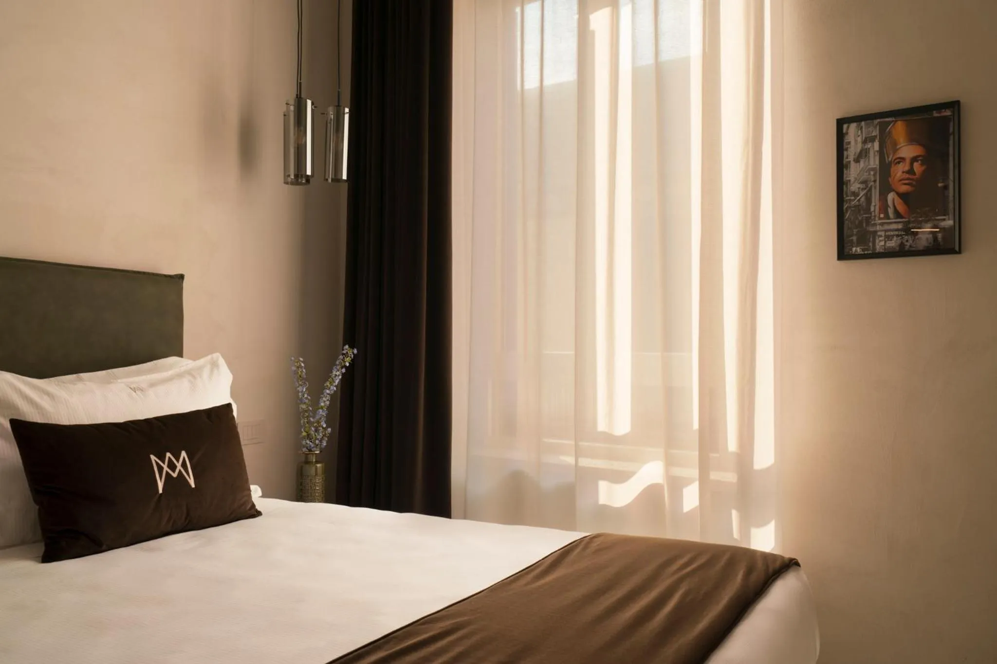 Bed in Demetra Luxury Suites